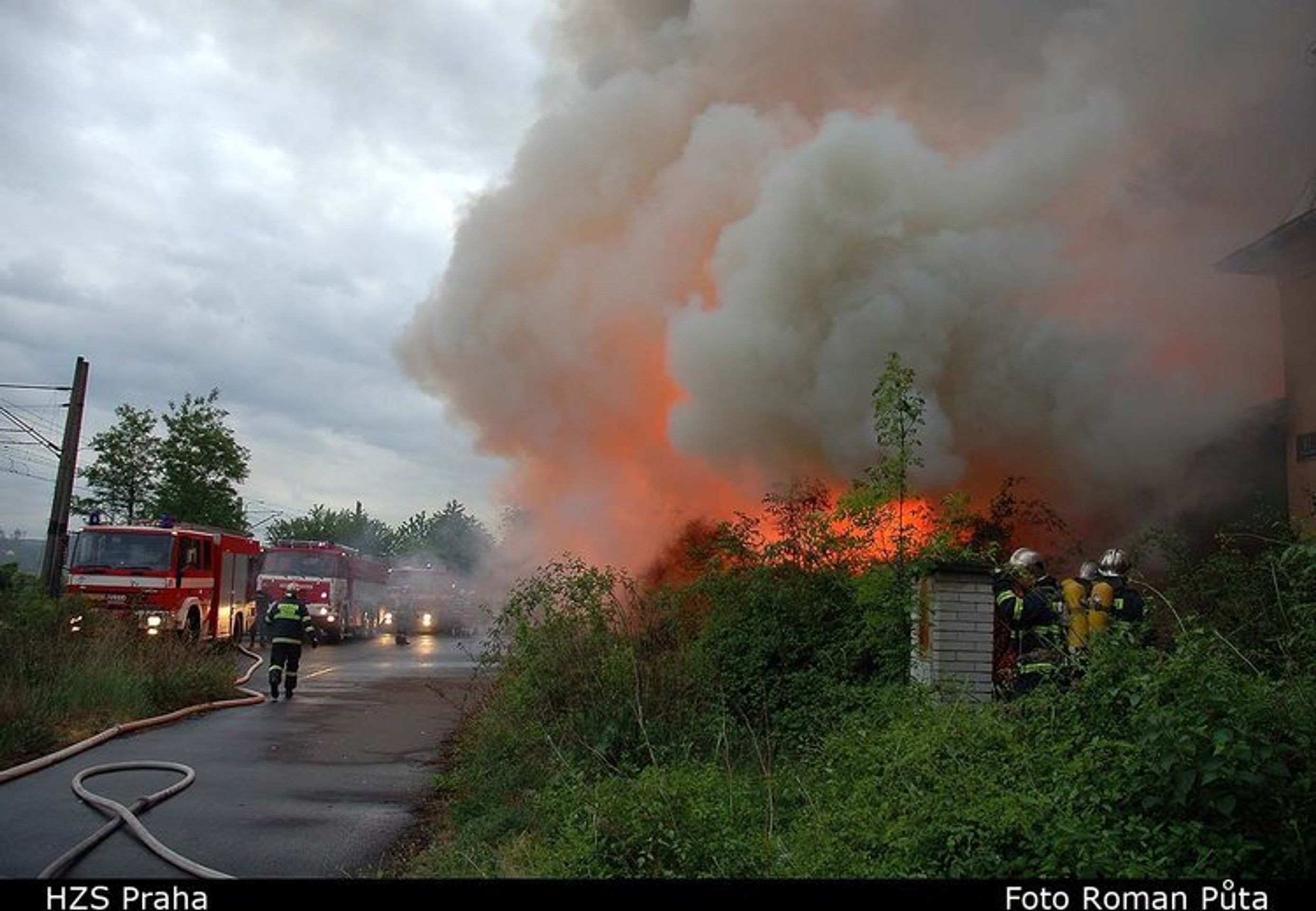 Požár. Ilustrační foto - Na Barrandově hořelo (2/2)