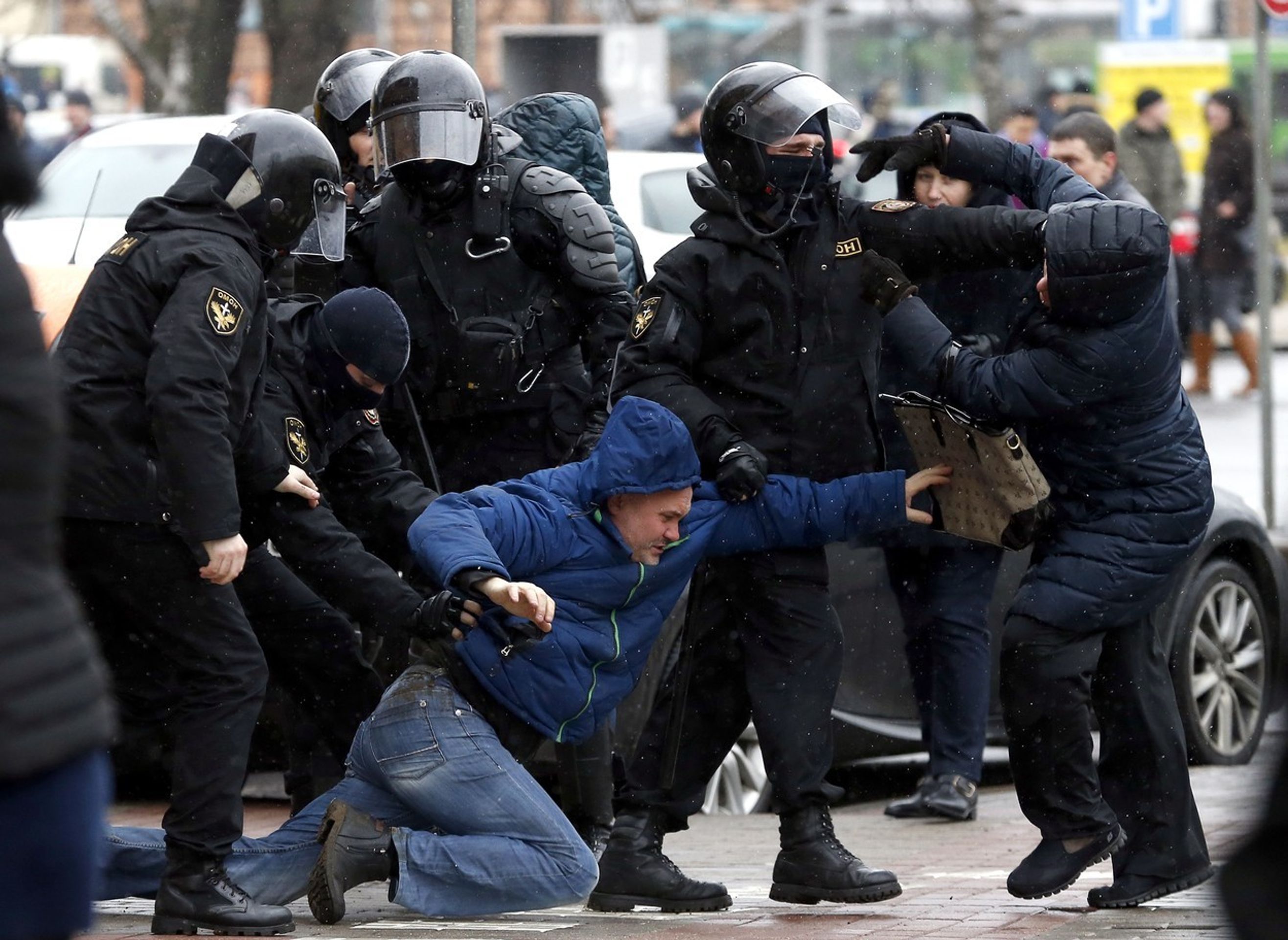 Protesty v Minsku - 2 - GALERIE: Protesty v Minsku (2/5)