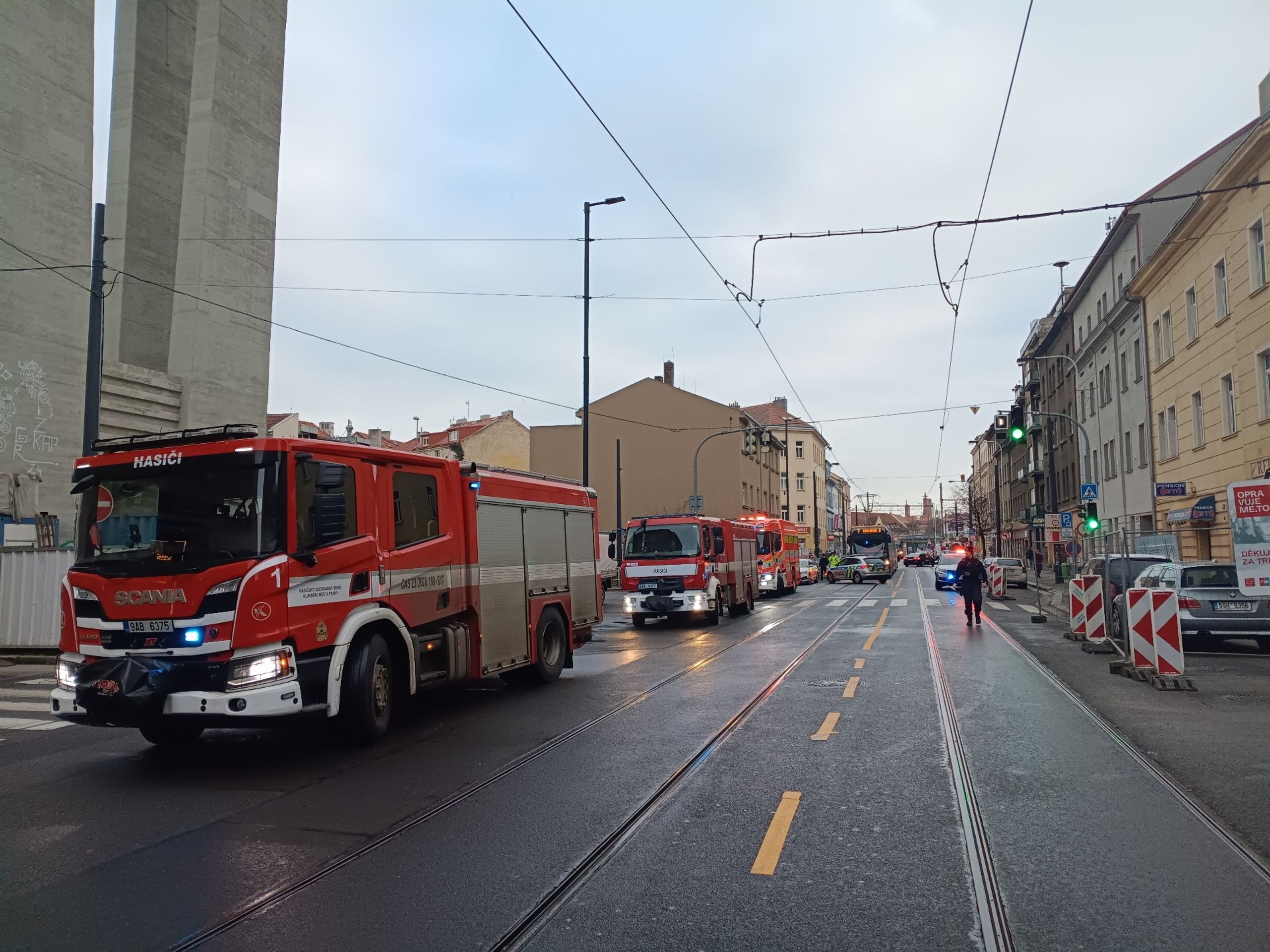 Únik plynu v Praze - Únik plynu v Praze (1/7)