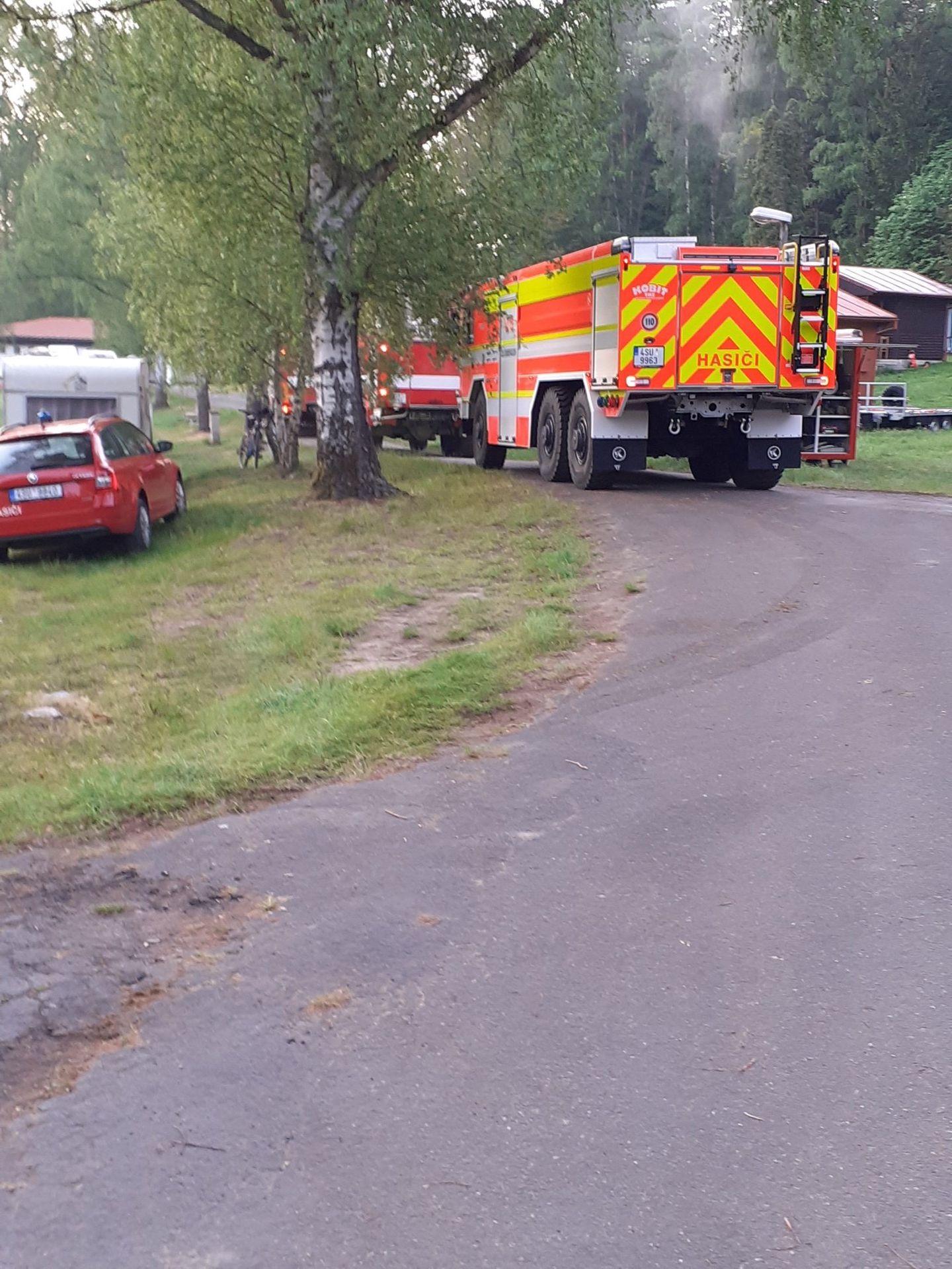Lesní požár na Mladoboleslavsku - Lesní požár na Mladoboleslavsku (16/22)