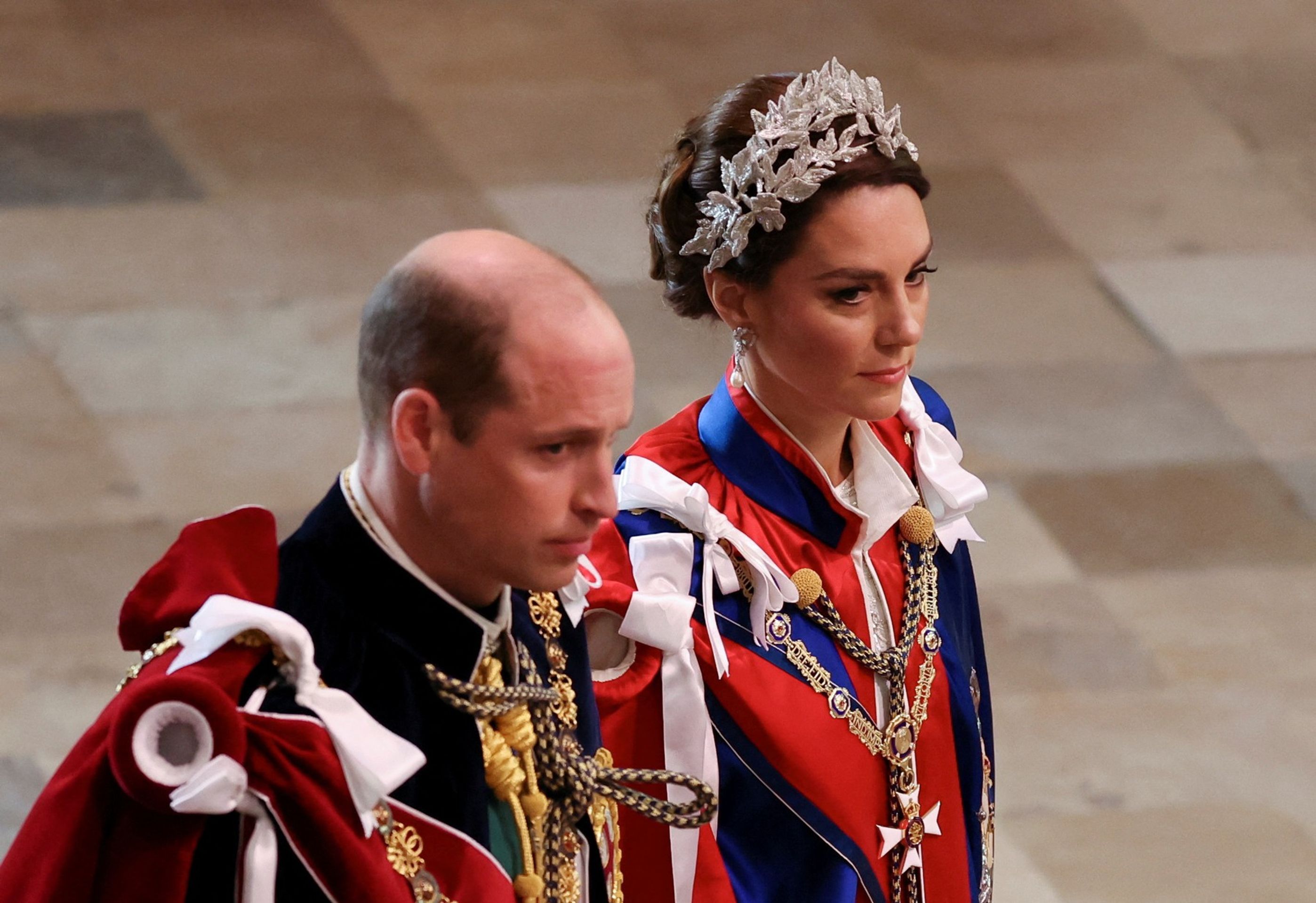 Princezna Kate a princ William na korunovaci - Korunovace Karla III. (19/50)