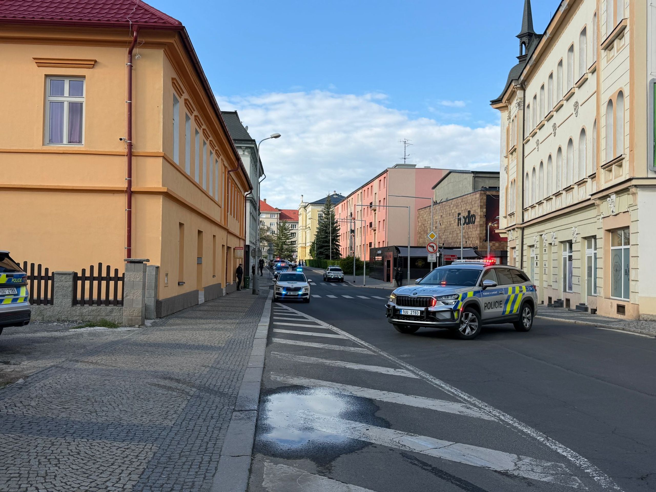 Zásah policistů v Chomutově - Zásah policistů v Chomutově (1/4)