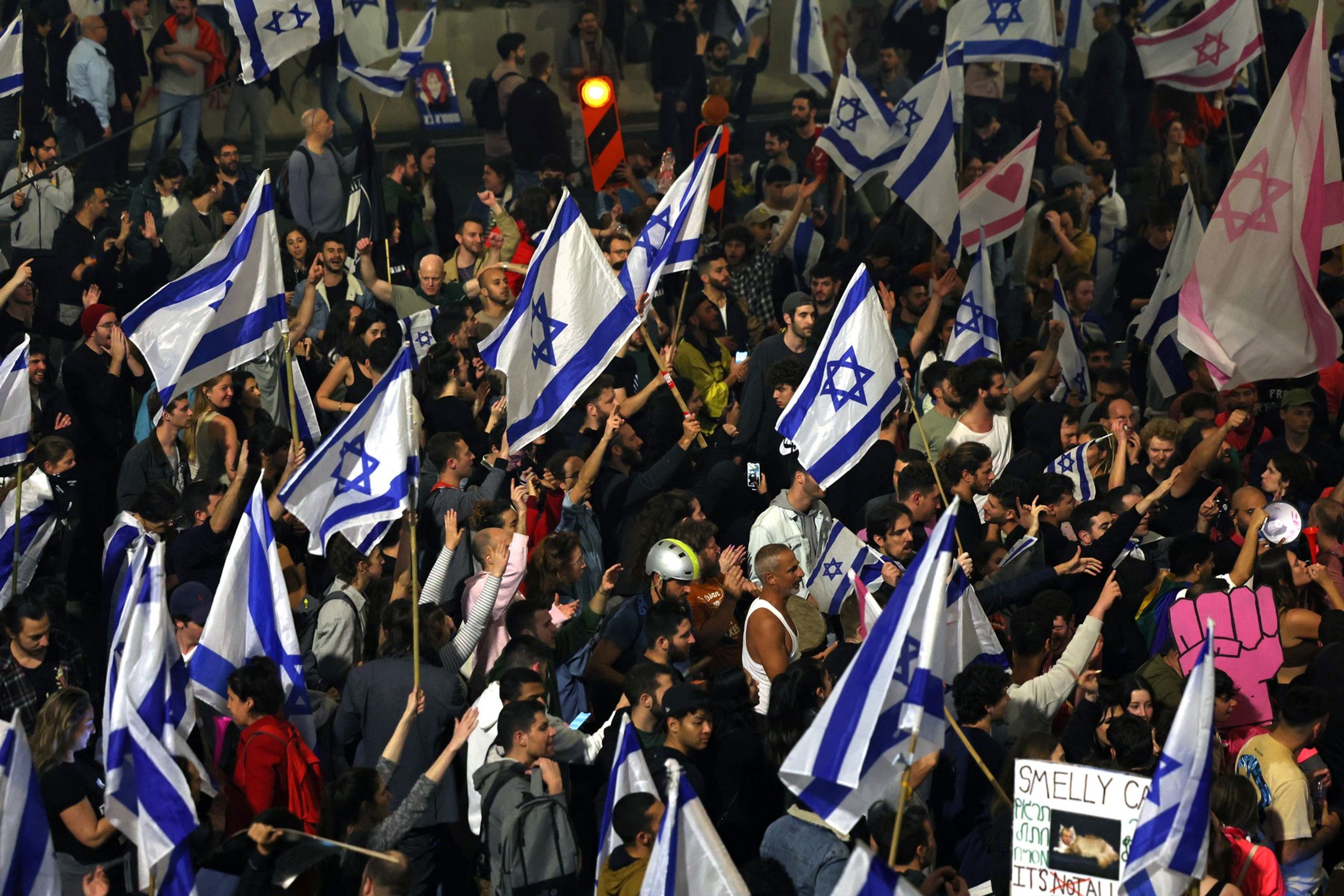 Izrael demonstrace - V Izraeli protestují statisíce lidí (12/23)