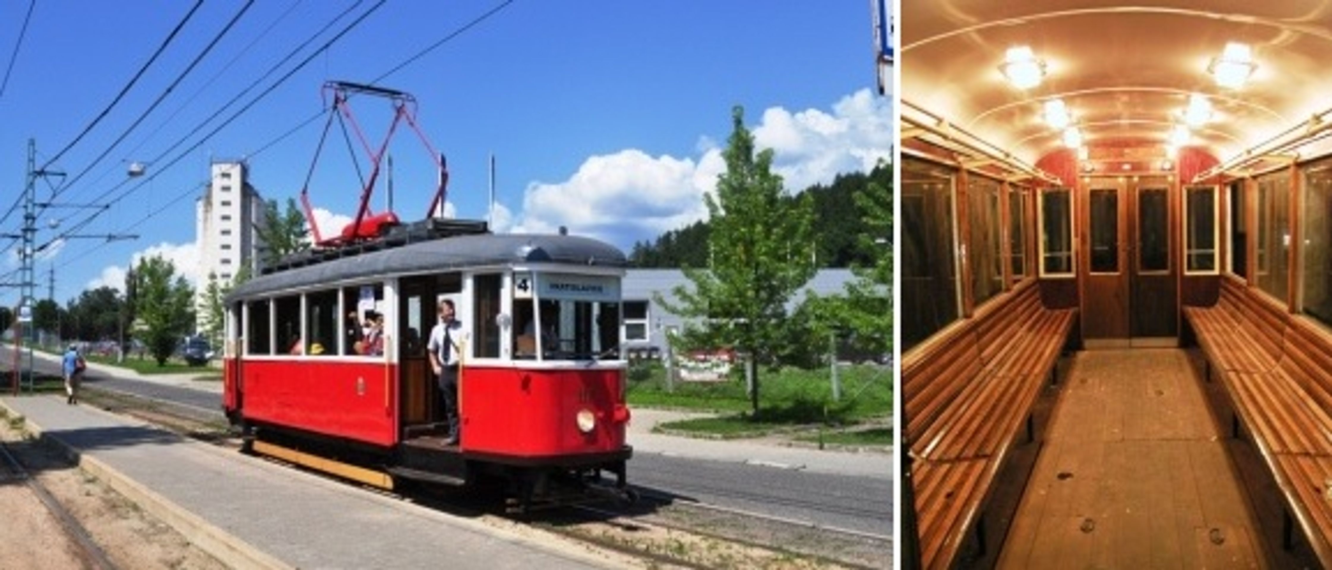 Tramvaj 117 z roku 1953 - 6MT - GALERIE: Historické tramvaje DPMLJ (1/4)