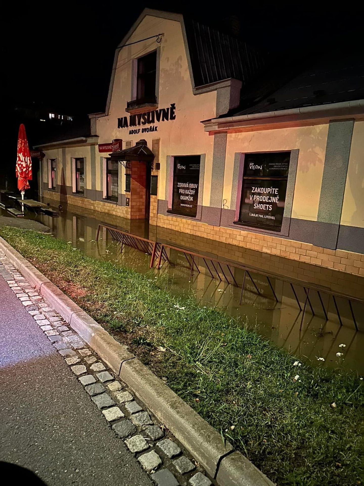 Situace v Litovli, 15. 9. 2024 - Většina Litovle je zaplavená (12/12)