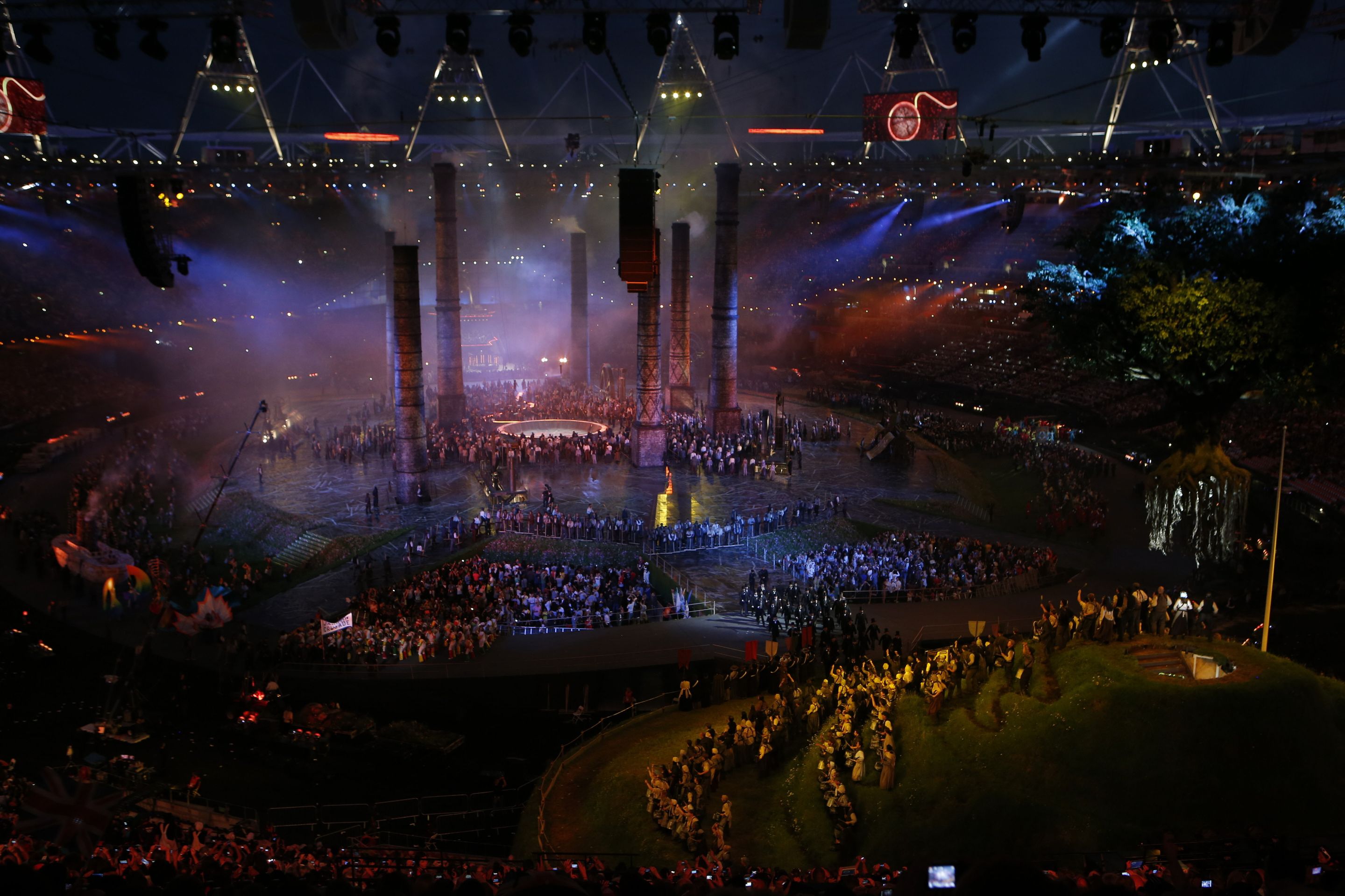 Slavnostní zahájení XX. letních olympijských her v Londýně - 20 - Slavnostní zahájení olympijských her (19/42)