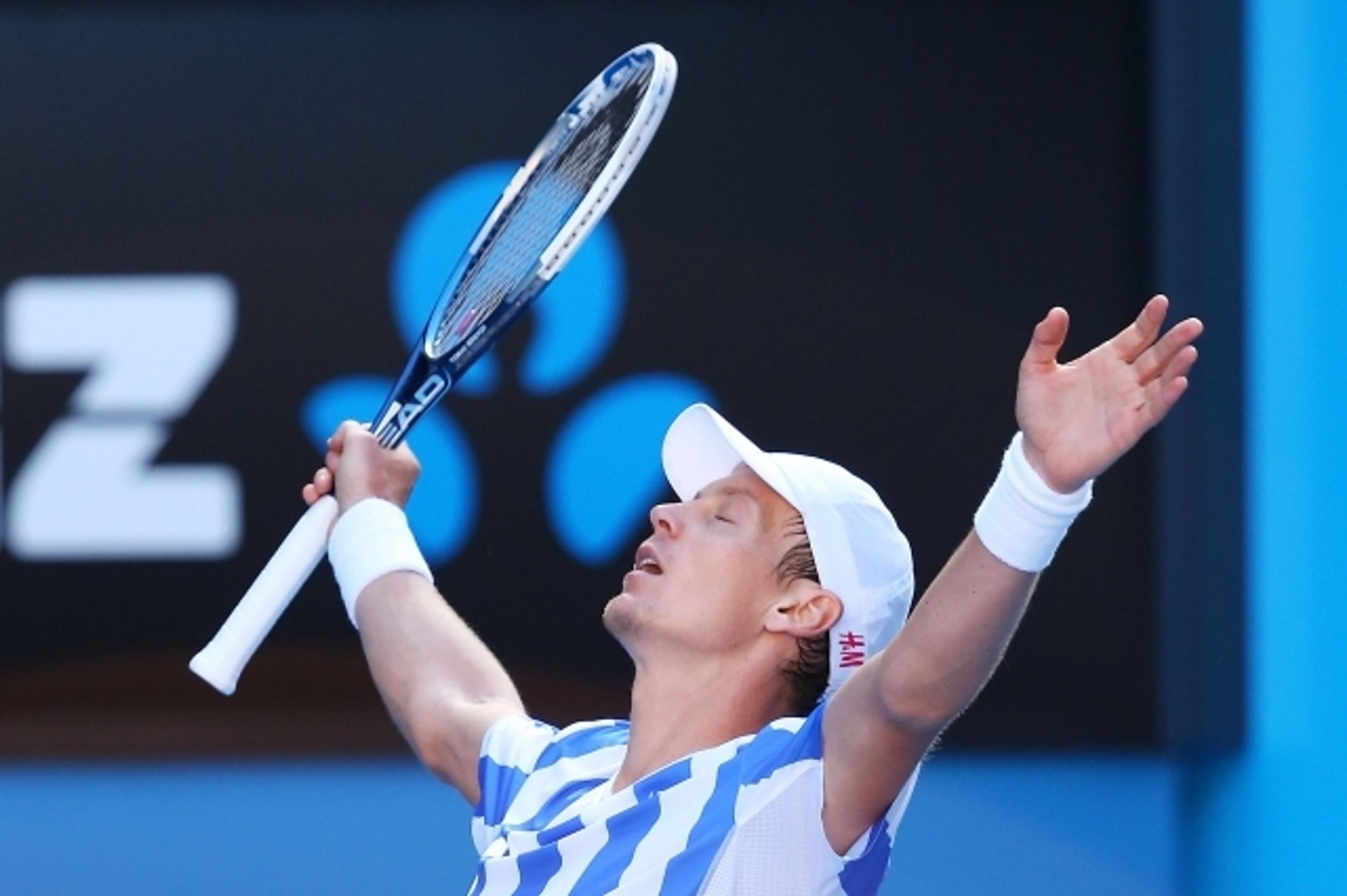 Tomáš Berdych postoupil do semifinále Australian Open - 13 - GALERIE: Tomáš Berdych postoupil do semifinále Australian Open (1/11)