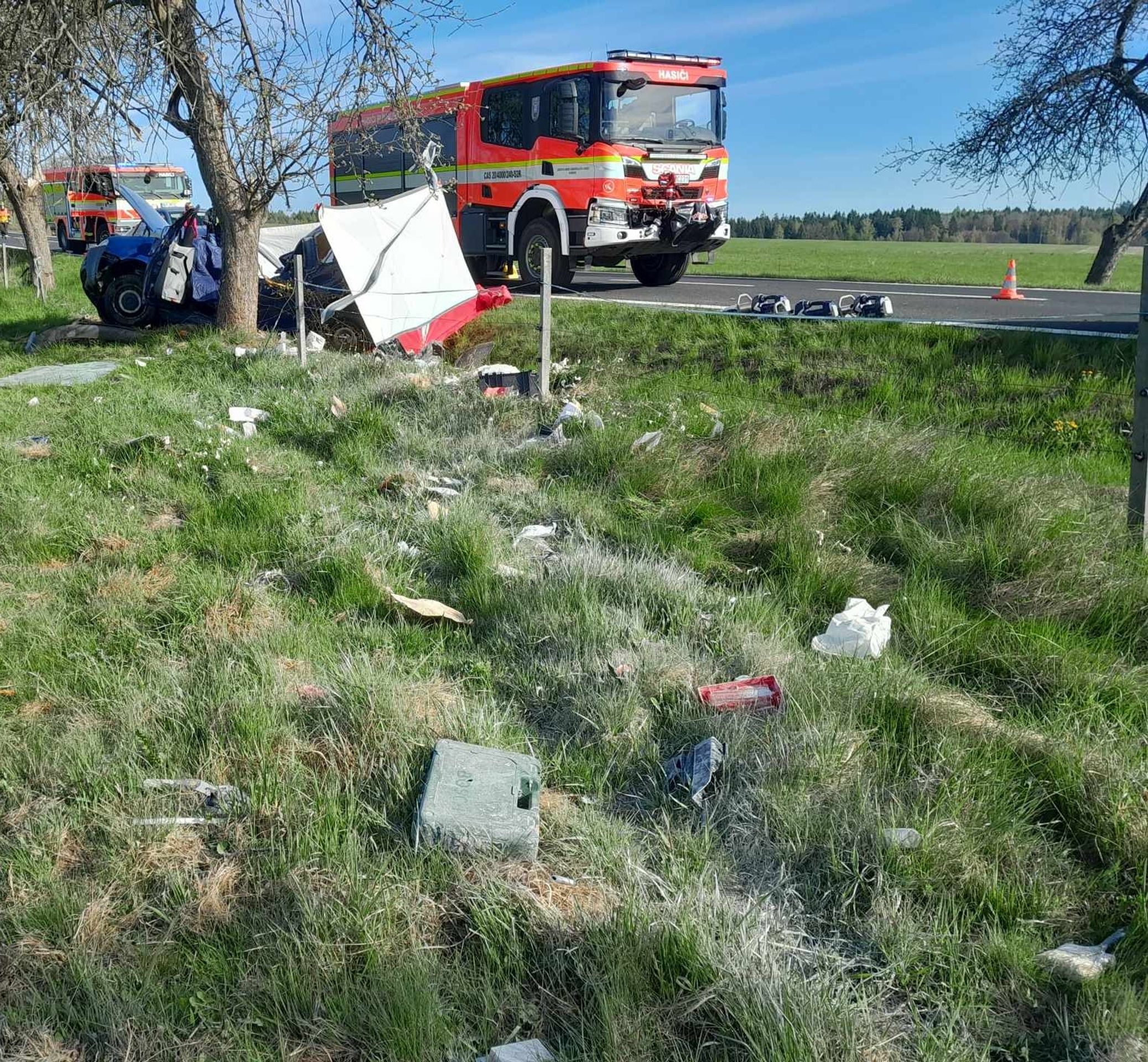Dopravní nehoda na Děčínsku - Dopravní nehoda na Děčínsku (1/3)