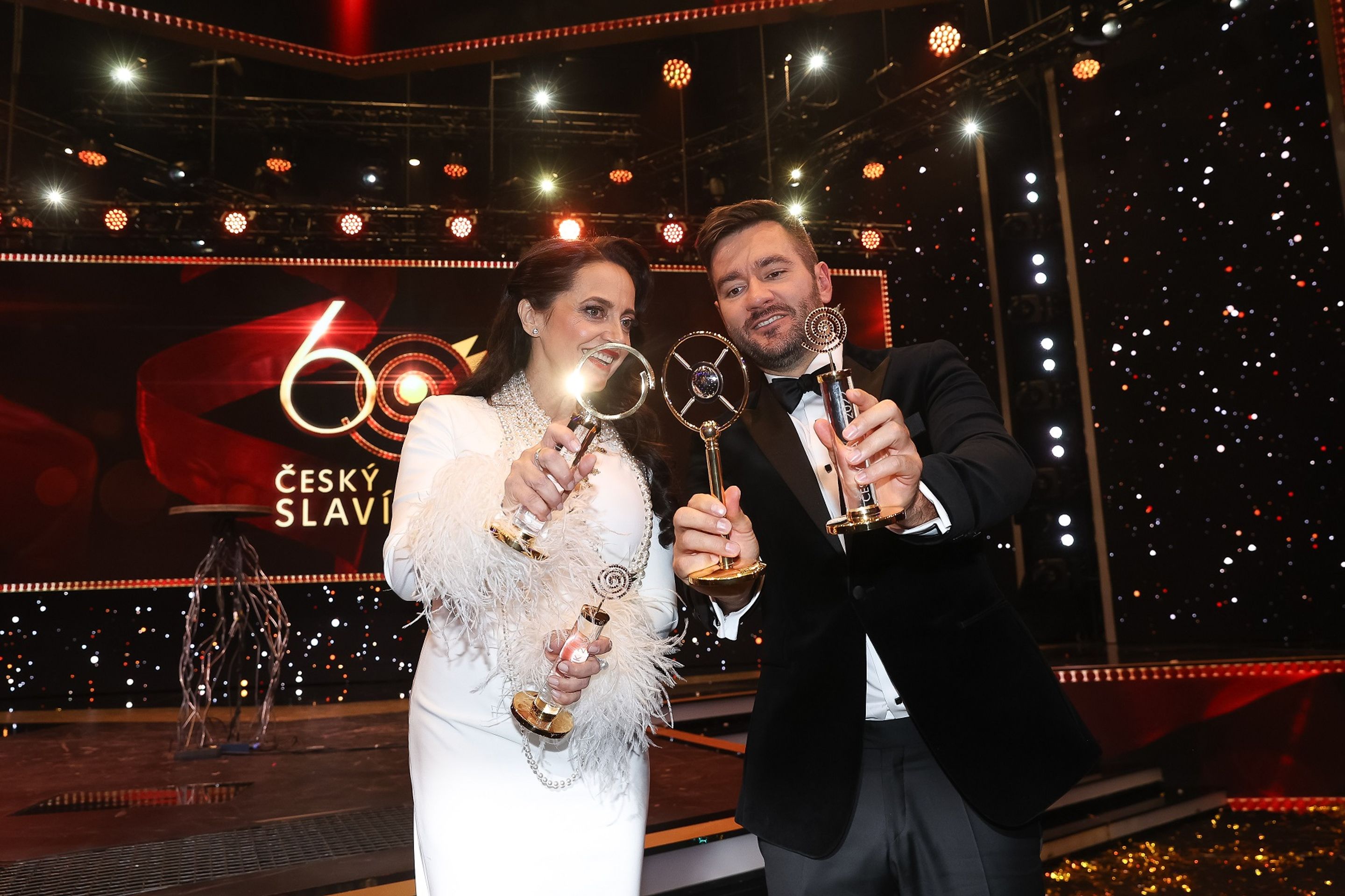 Oceněni Český slavík 2022 Lucie Bílá a Marek Ztracený - Český slavík se blíží (12/14)