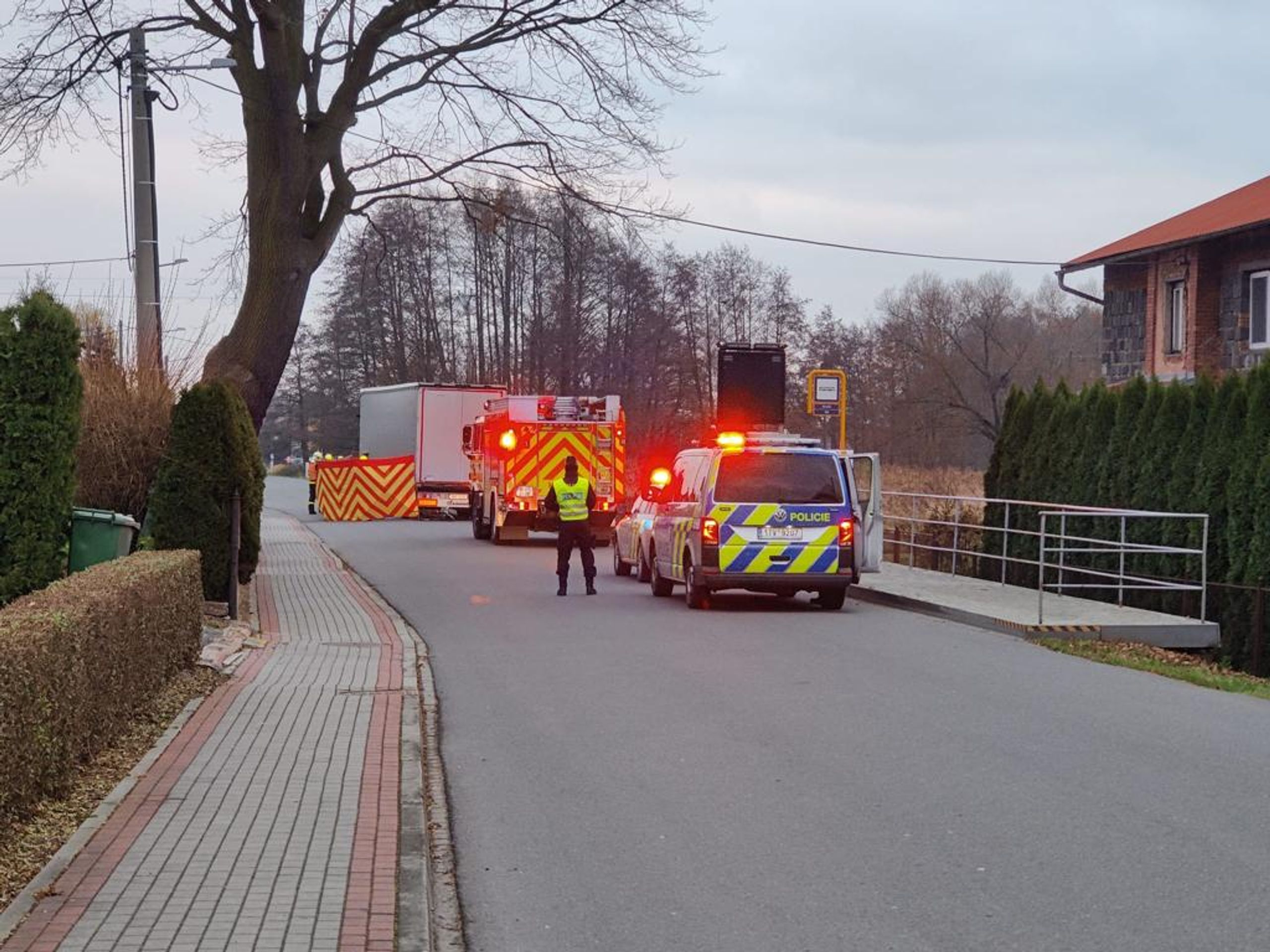 Sražená cyklistka na Opavsku - Sražená cyklistka na Opavsku (2/5)