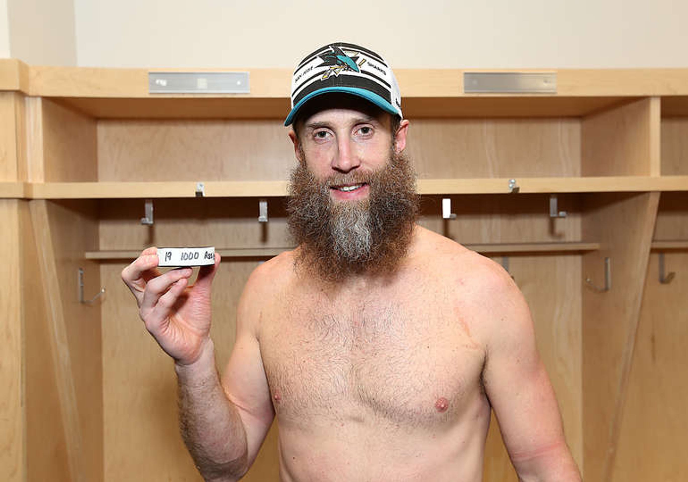Joe Thornton - GALERIE: Hokejista Joe Thornton a jeho věhlasný plnovous (3/4)