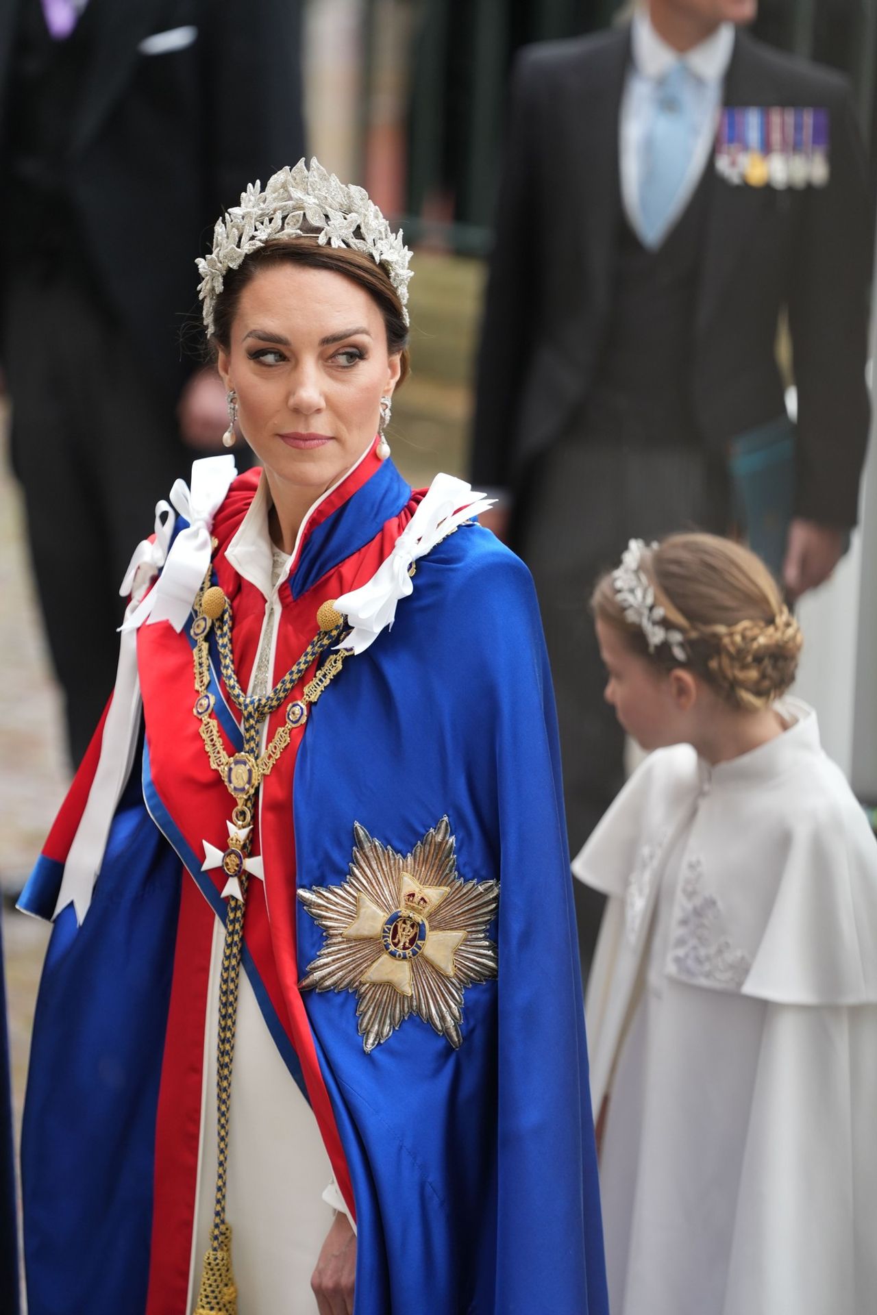 Princezna Kate a princezna Charlotte na korunovaci - Korunovace Karla III. (11/50)