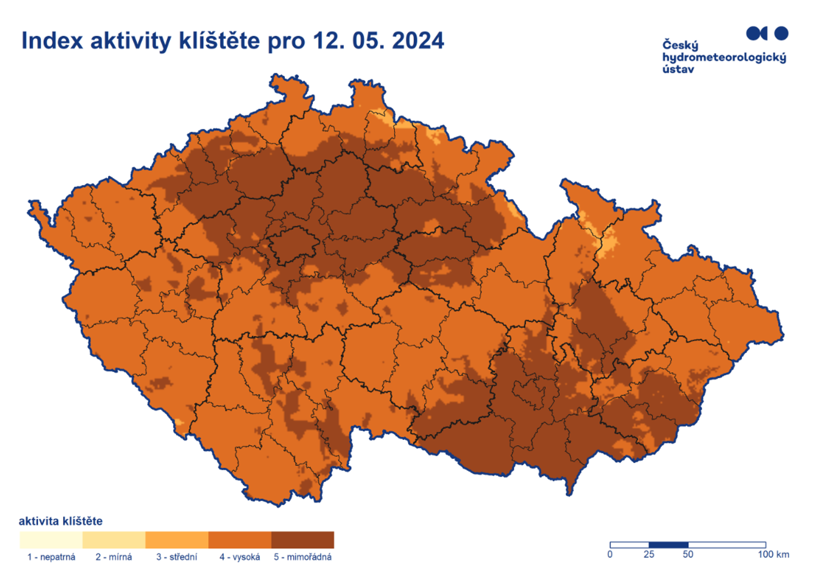 Index aktivity klíšťat - Index aktivity klíštěte (2/3)