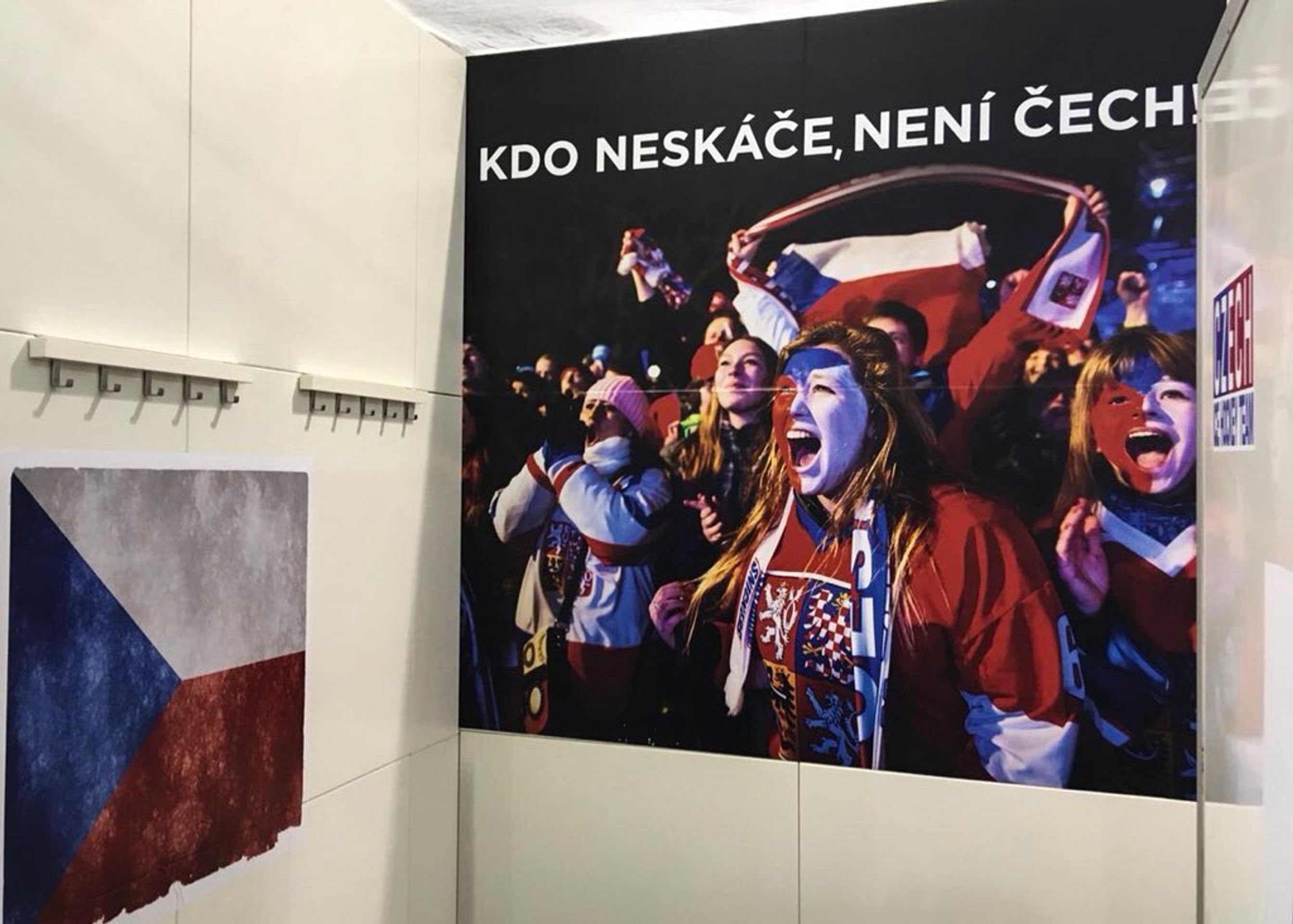 Kabina národního týmu - GALERIE: Kabina českého národního týmu na MS v Dánsku (4/4)