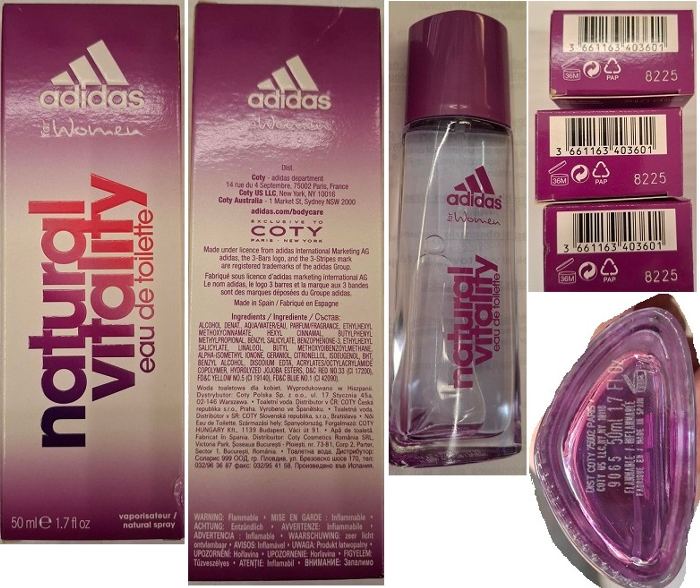 Adidas natural vitality - Nebezpečná kosmetika Adidas (3/6)