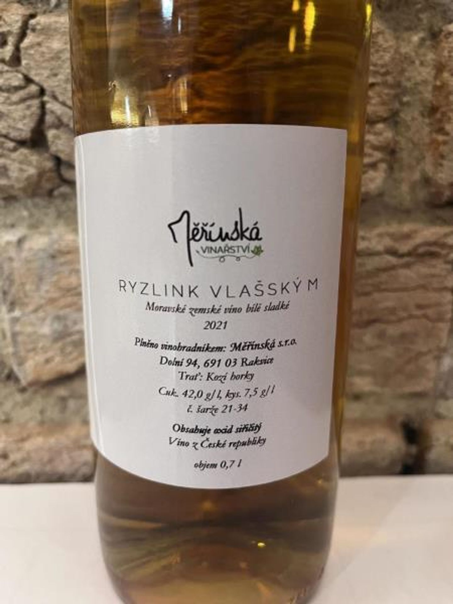 Zdraví nebezpečné víno Ryzlink vlašský M (1) - Nejakostní a nebezpečné víno (7/9)