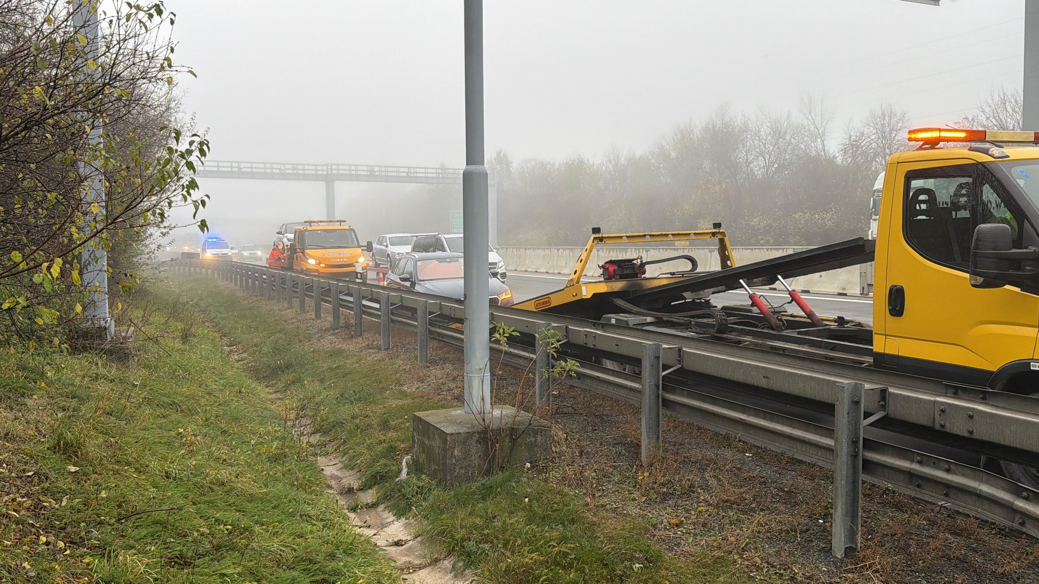Dopravní komplikace na dálnici D35 na Olomoucku - Dopravní komplikace na dálnici D35 na Olomoucku (4/5)