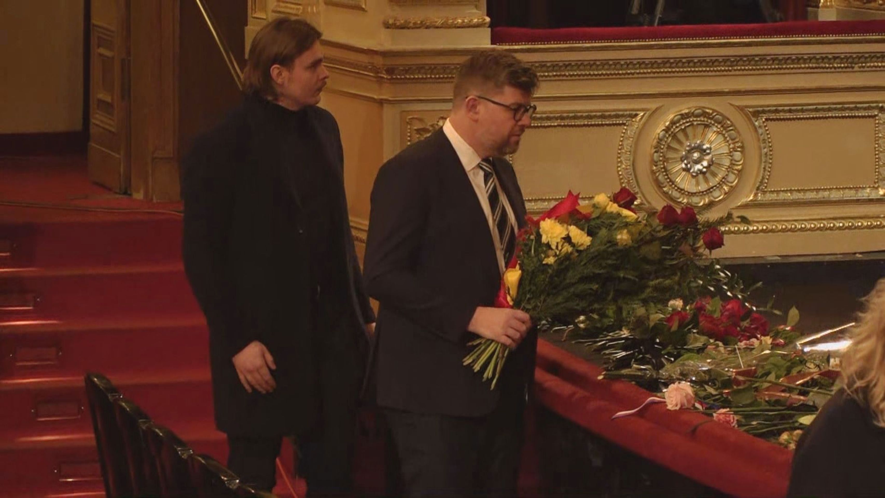 Jiří Pospíšil na posledním rozloučení s Janou Hlaváčovou - Poslední rozloučení s Janou Hlaváčovou (12/21)
