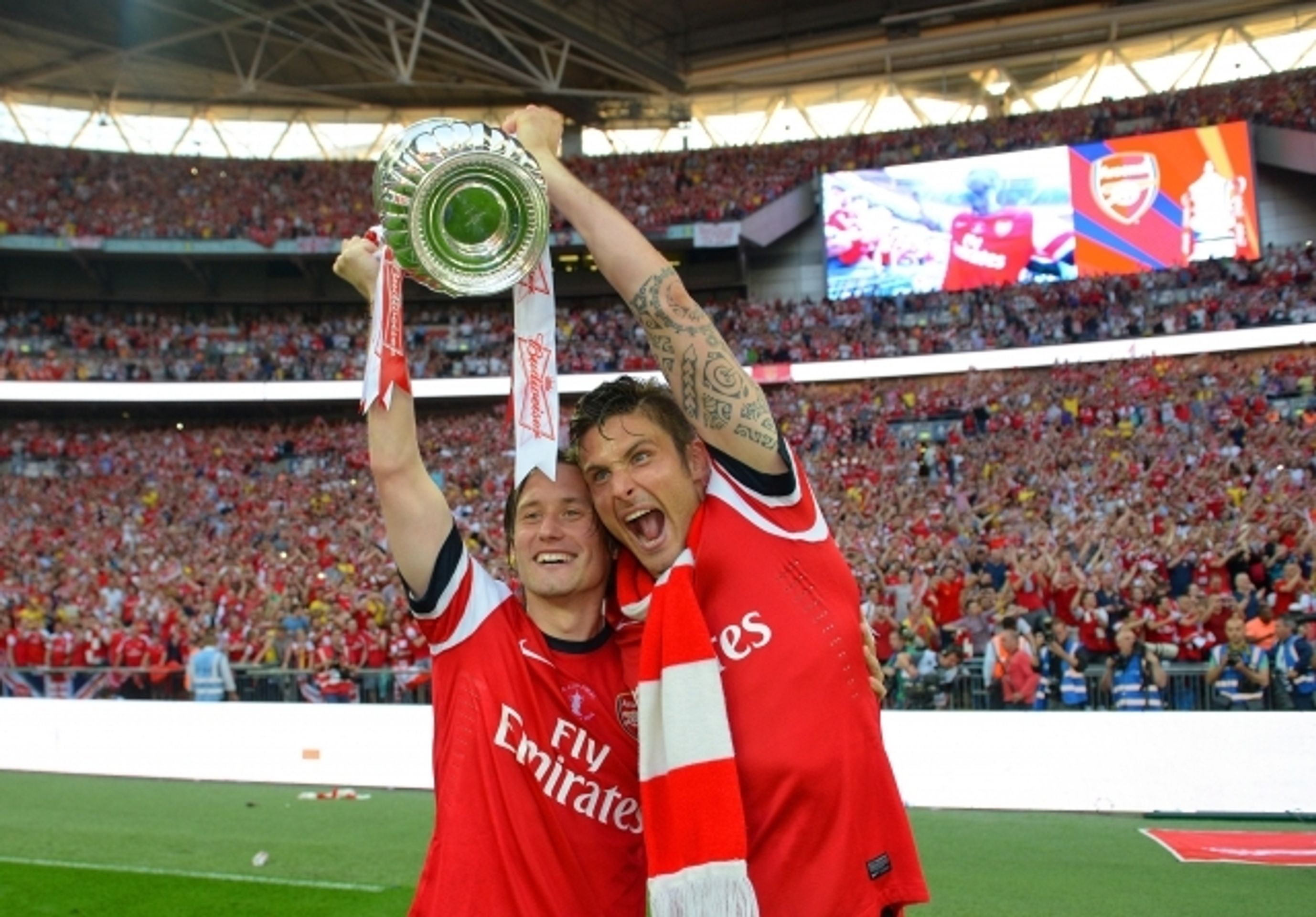 Tomáš Rosický a vítězství v FA Cupu 2014 - 2 - GALERIE: Tomáš Rosický a vítězství v FA Cupu 2014 (2/8)