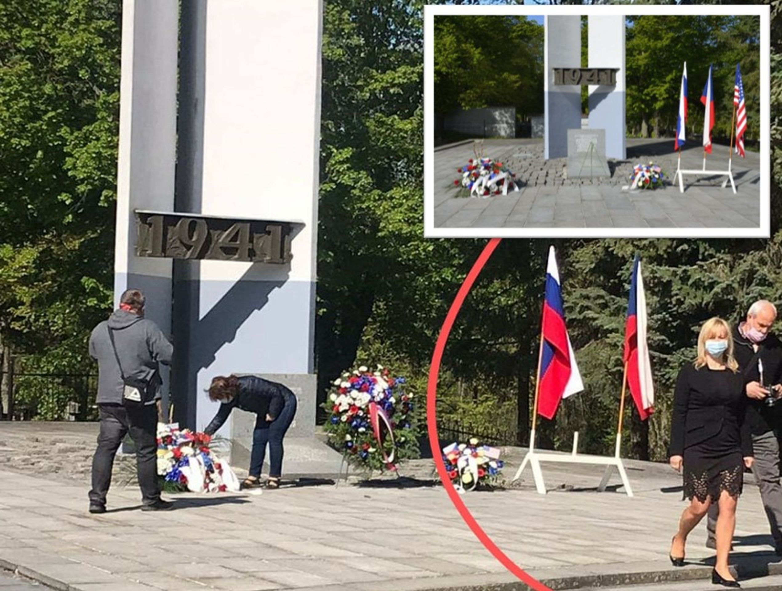 Radnice v Sokolově nechala odstranit americkou vlajku - 1 - GALERIE: Radnice v Sokolově nechala odstranit americkou vlajku před pietním aktem (6/6)