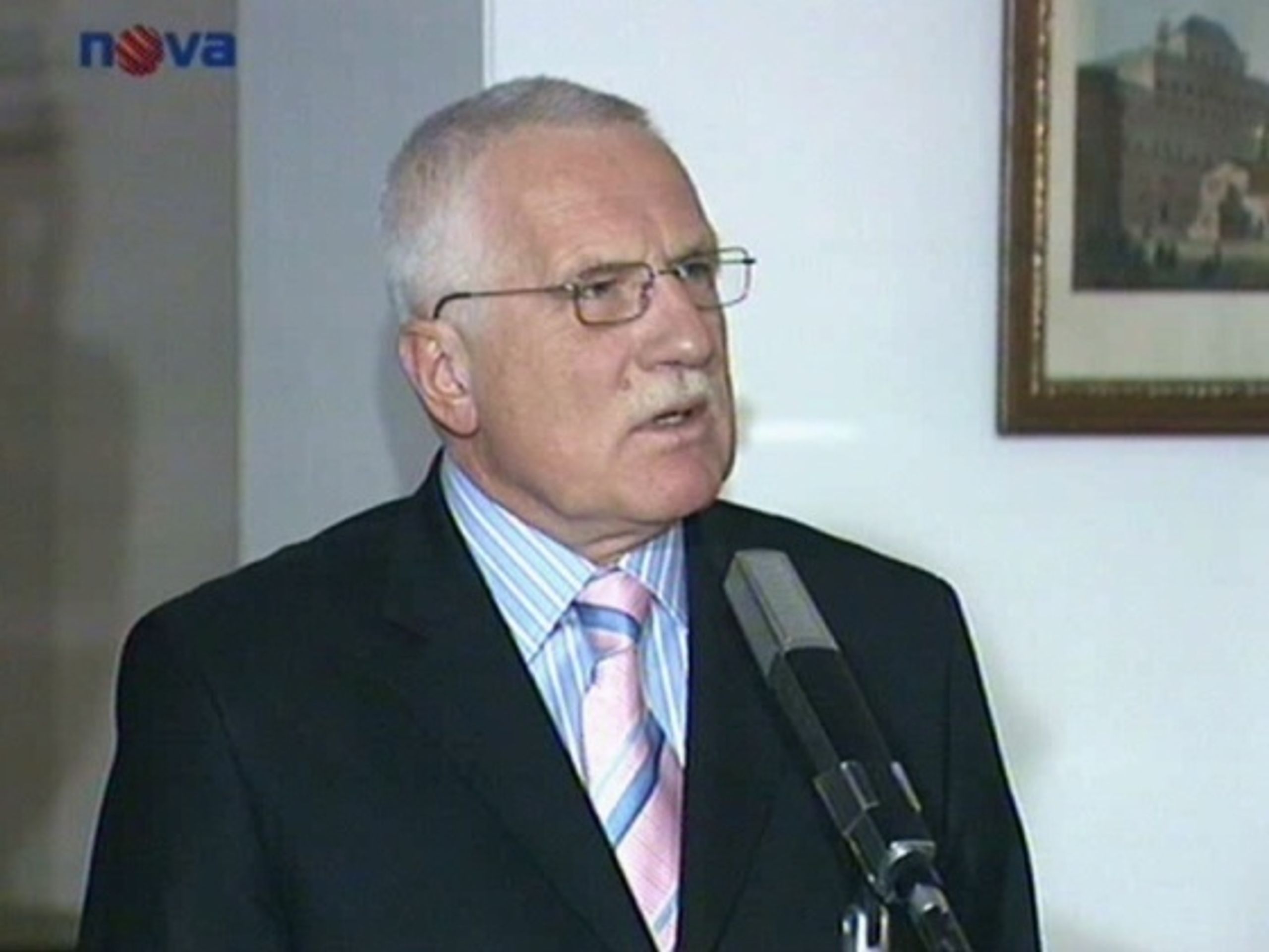 Prezident Václav Klaus - Prezident Klaus poskytl TV Nova exkluzivní rozhovor (2/2)