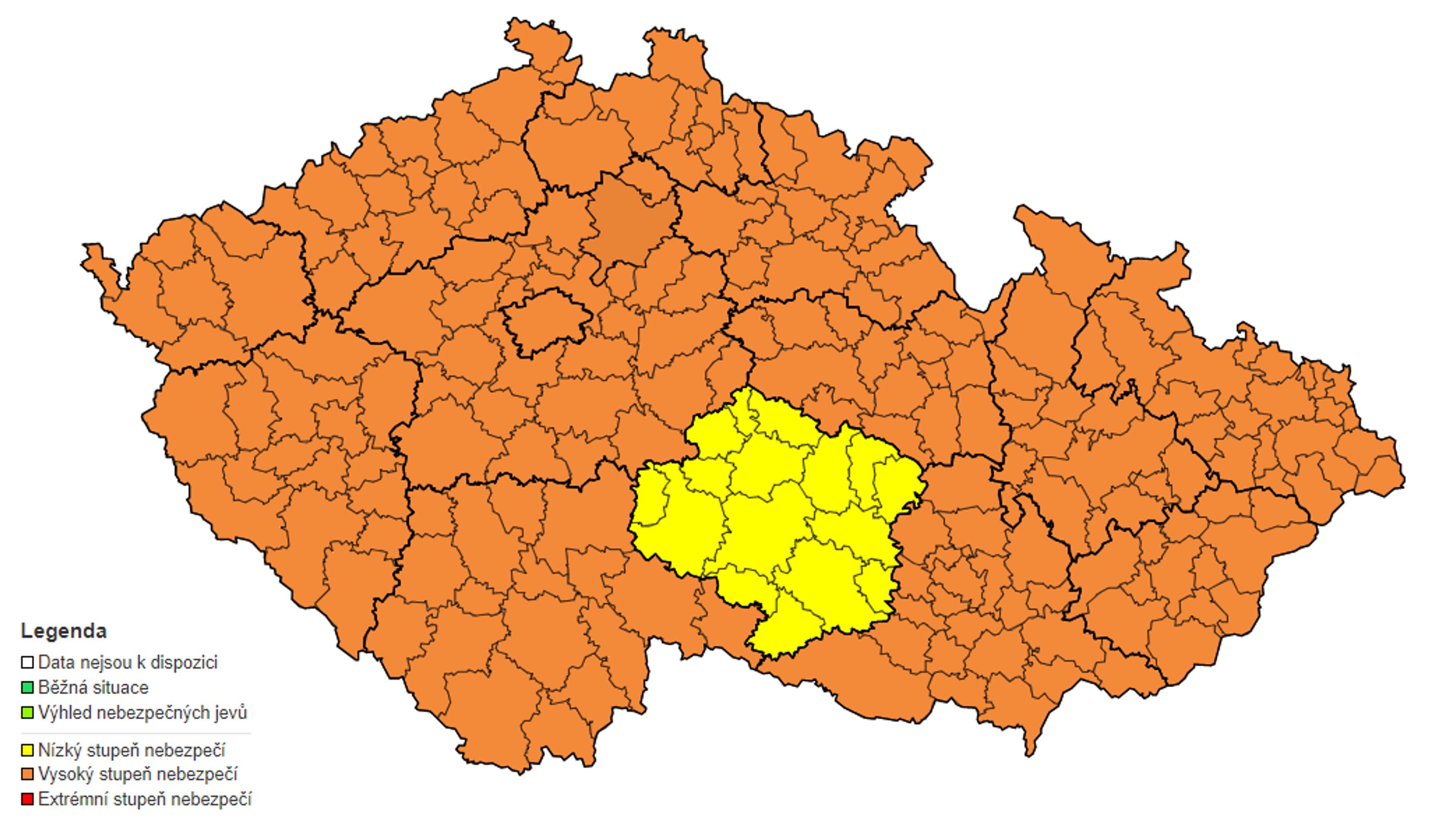 Výstraha před vysokými teplotami - Výstraha před vysokými teplotami (2/3)