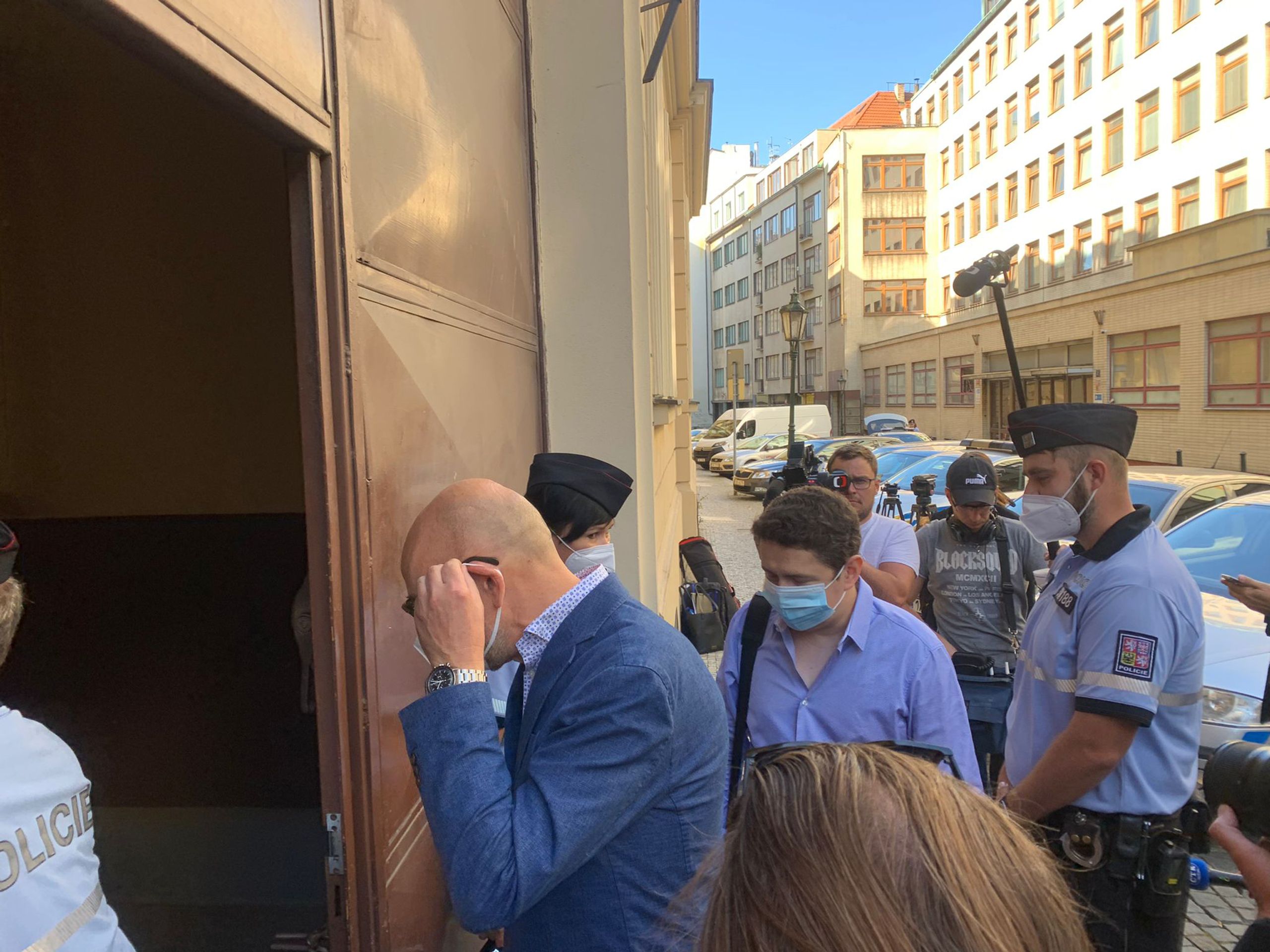 Babiš ml. vypovídá na policii (3) - Babiš ml. vypovídá na policii (3/5)