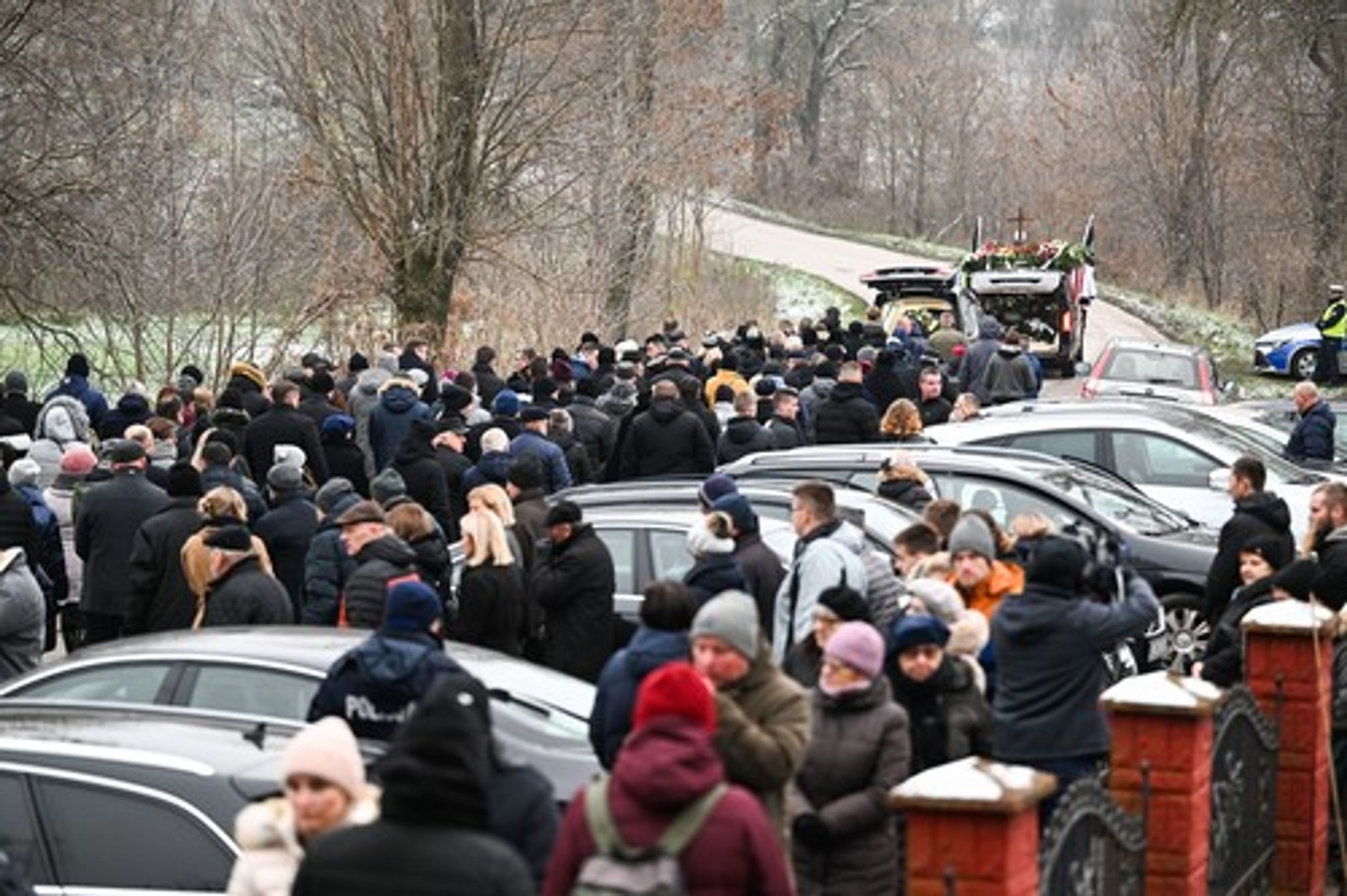 Pohřeb oběti dopadu rakety v Polsku - Pohřeb v Polsku (1/8)