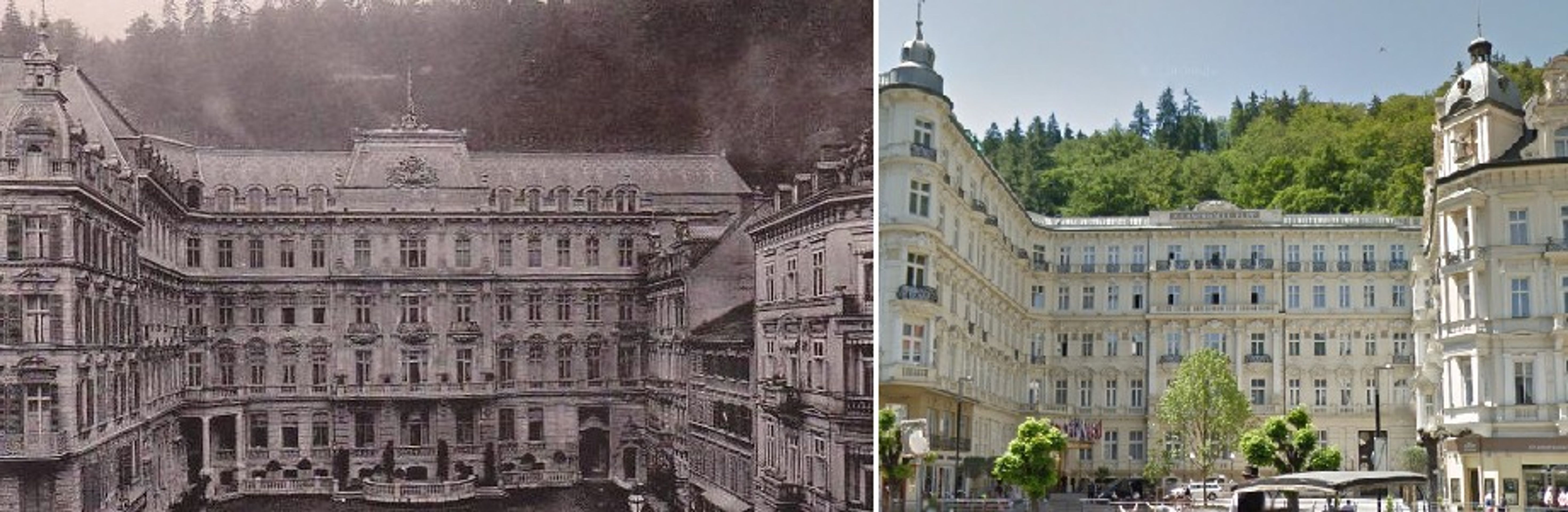 Historické fotky - Karlovarský kraj - Karlovy Vary, Grandhotel Pupp - GALERIE: Karlovarsko dříve a dnes (24/24)