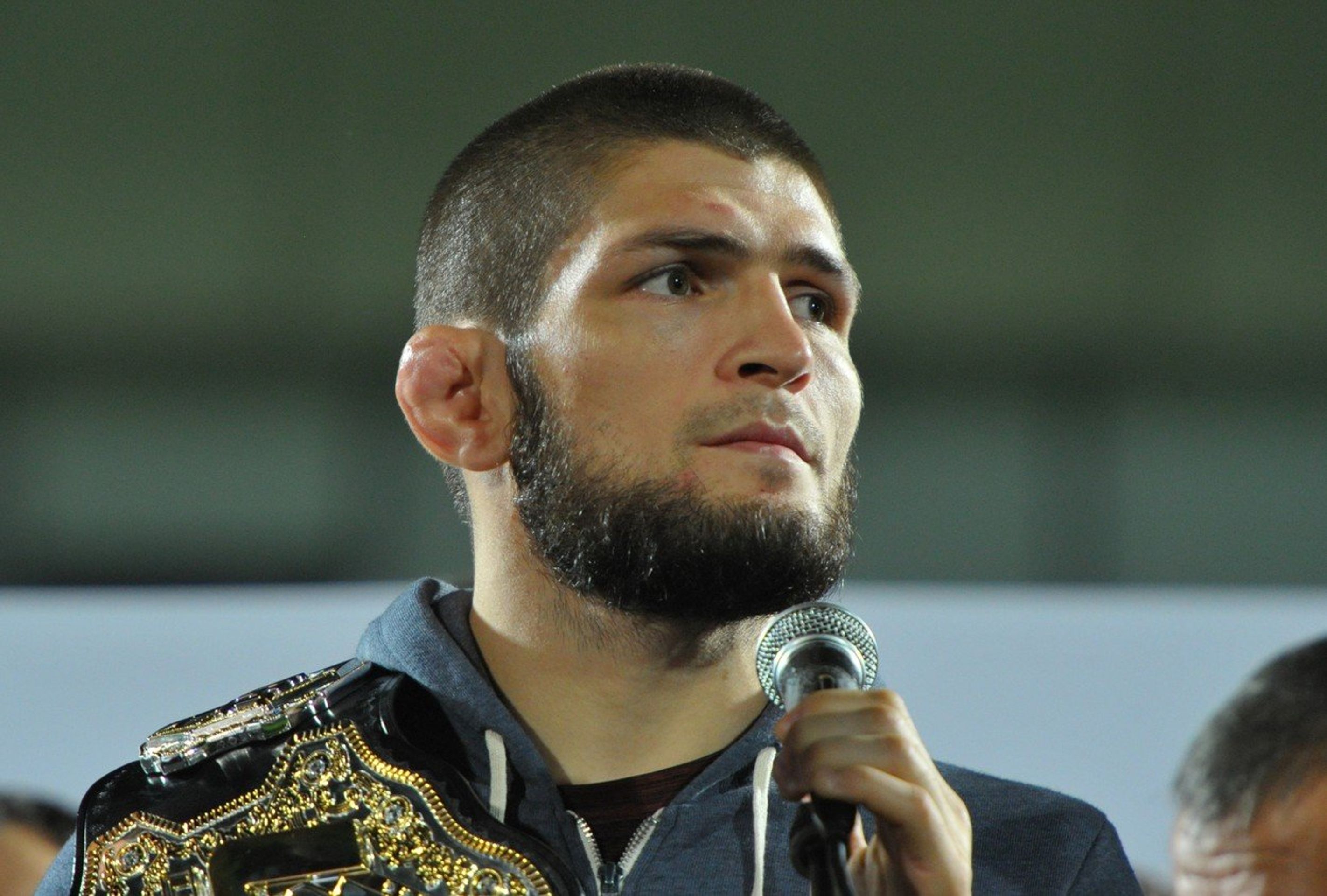 Khabib Nurmagomedov - GALERIE: Khabib Nurmagomedov a Lukáš Krpálek mají stejné uši (1/5)