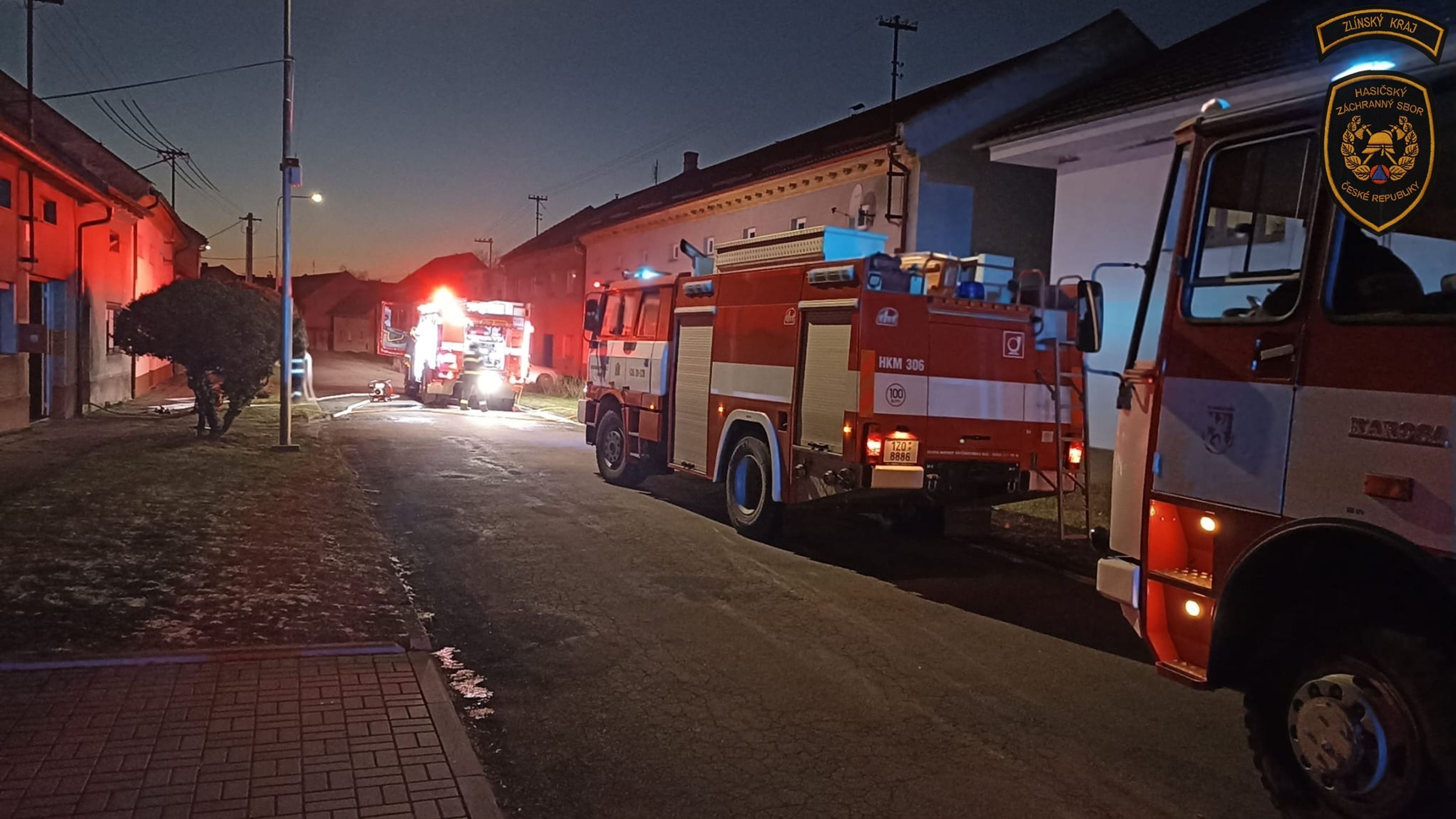 Požár domu na Kroměřížsku - Požár domu na Kroměřížsku (6/6)