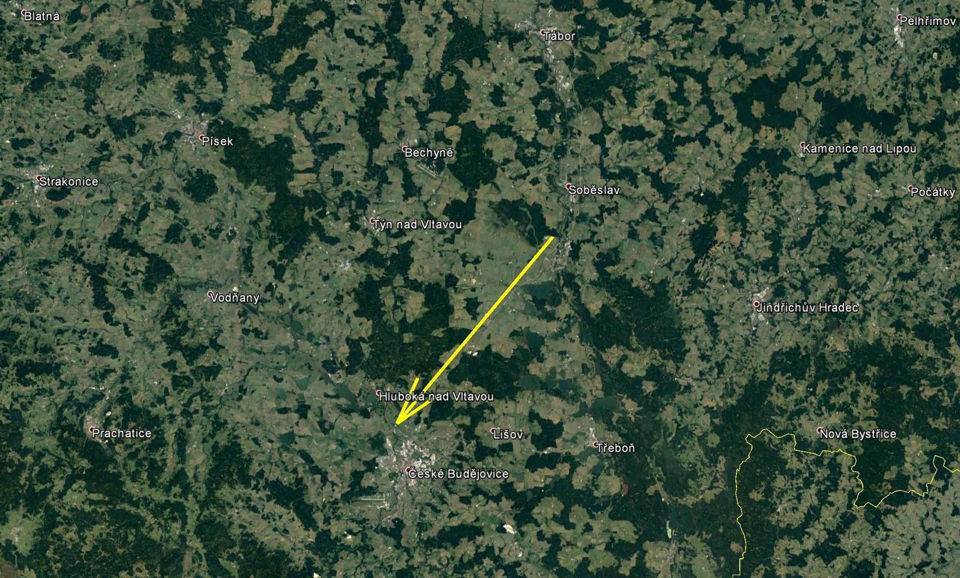Meteorit spadl na České Budějovice - 1 - GALERIE: Pád meteoritu v Českých Budějovicích (4/4)