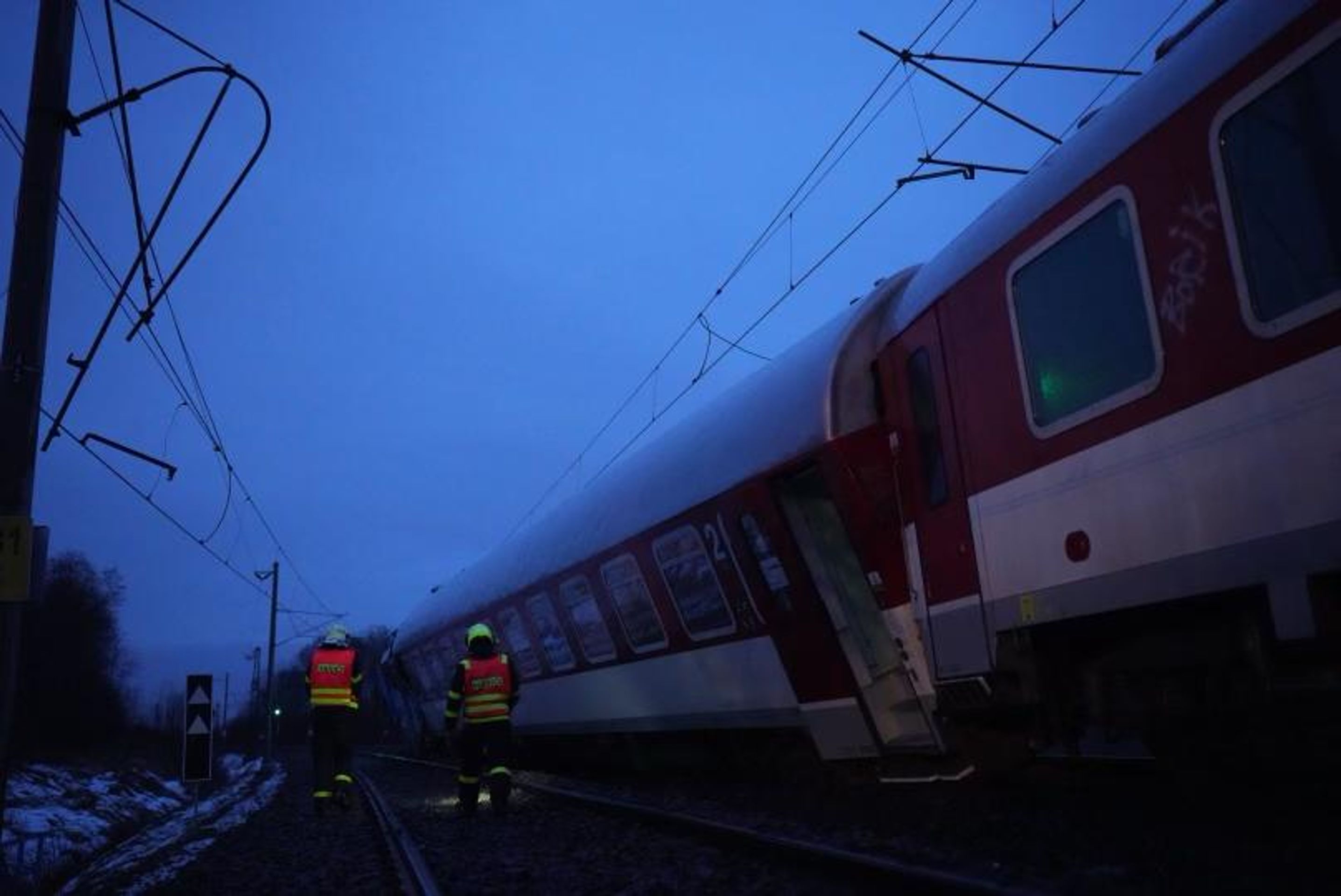 Tragická srážka vlaku s náklaďákem na Karvinsku - Tragická nehoda na Karvinsku (13/16)