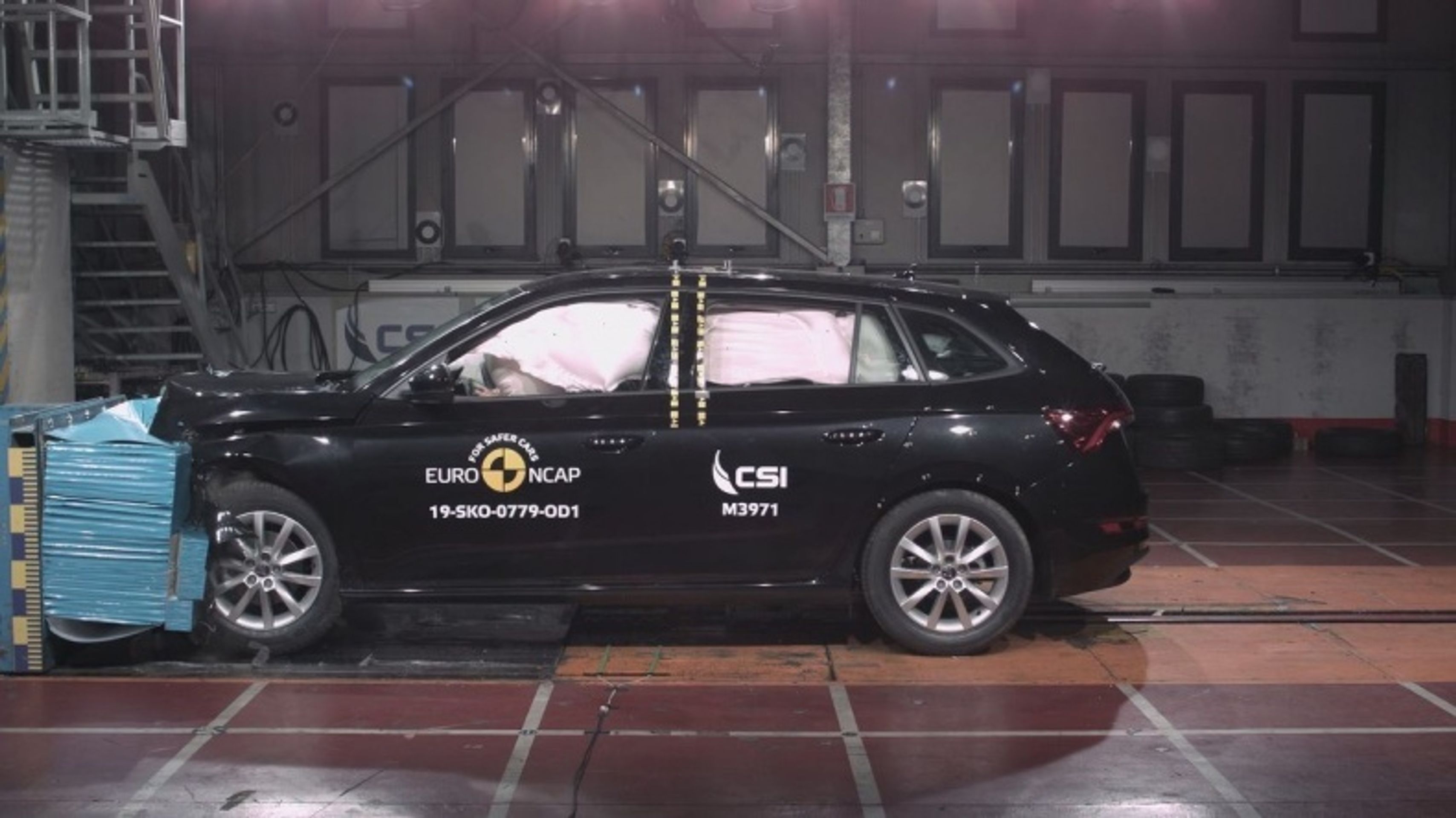 Crash test Škody Scala - 8 - Fotogalerie: Takhle dopadla Škoda Scala v nejnovějších crash testech (7/7)