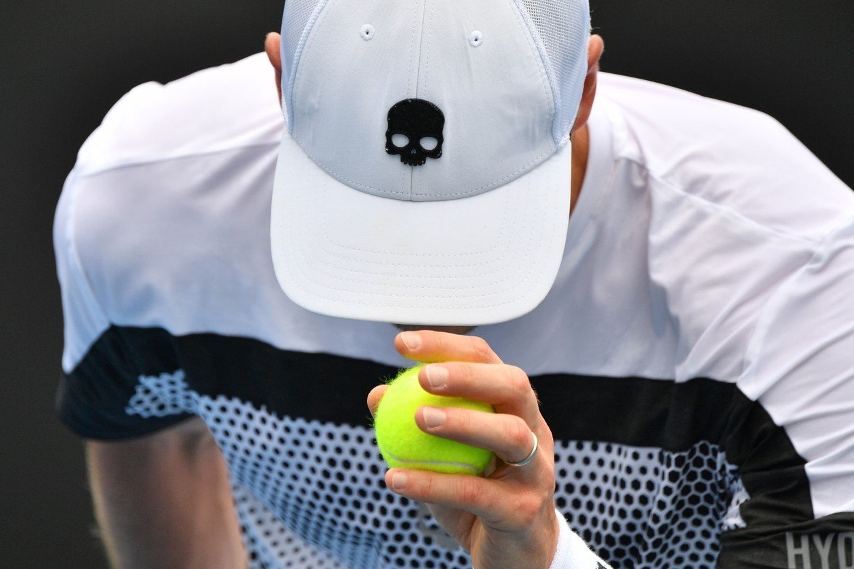 Tomáš Berdych - GALERIE: Tomáš Berdych a jeho tajemné lebky na oblečení (1/4)