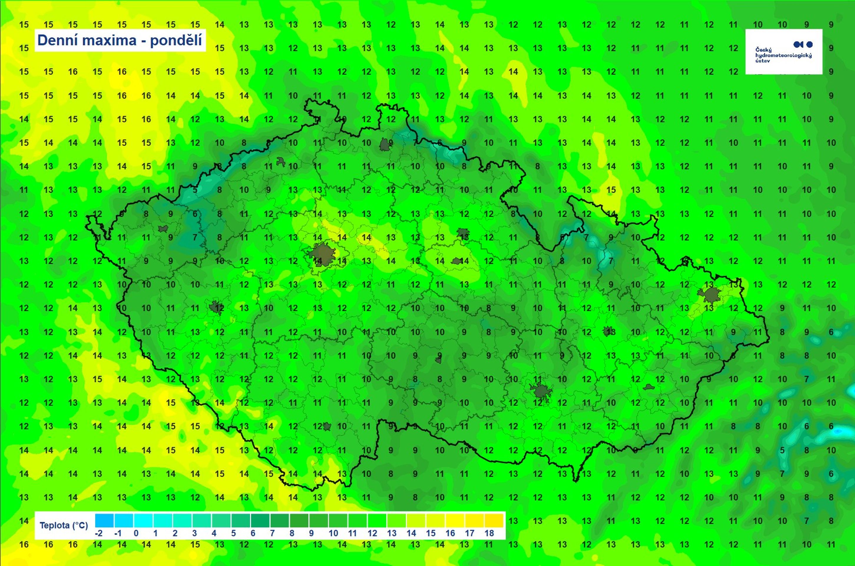 Počasí podle ČHMÚ - Počasí podle ČHMÚ (1/3)