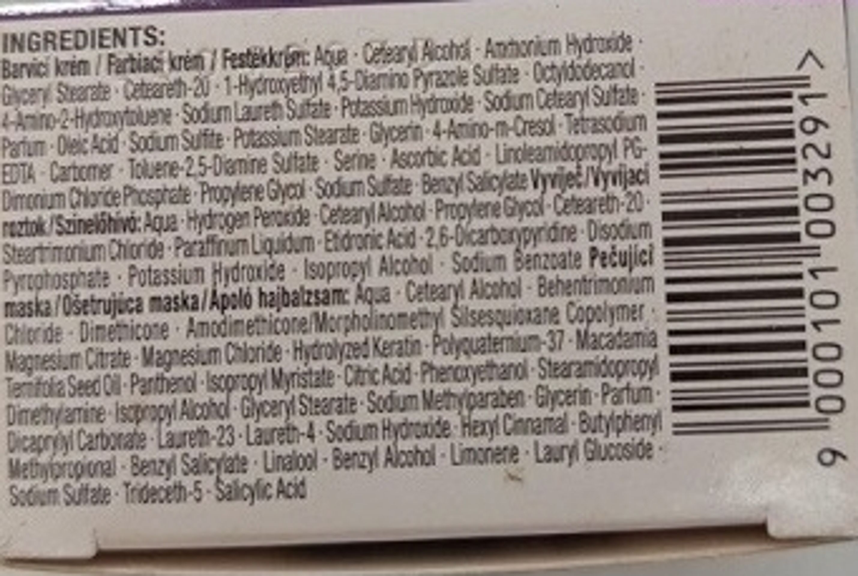 Schwarzkopf, Palette, INTENSIVE COLOR CREME - Nebezpečná kosmetika (16/18)