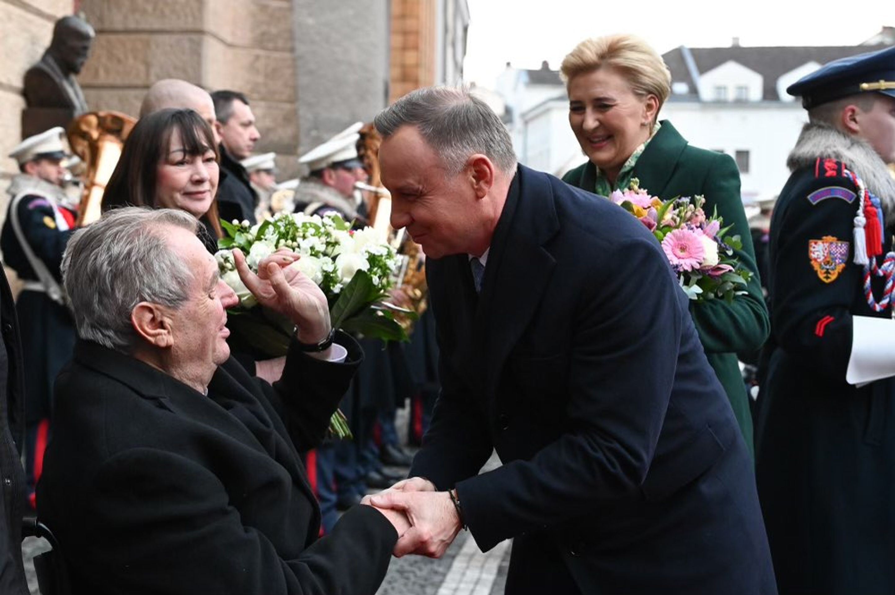 Miloš Zeman Andrzej Duda - Miloš Zeman v Náchodě (9/10)