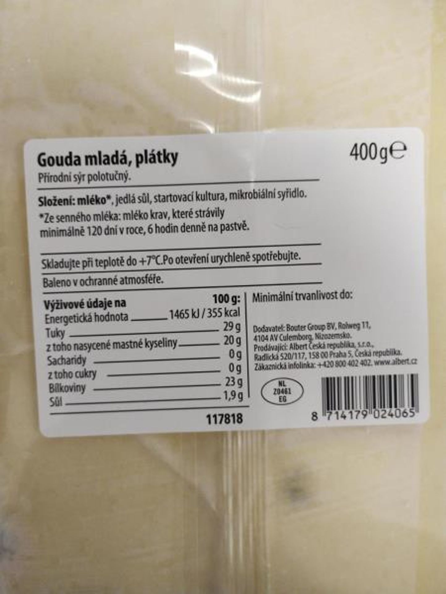Gouda mladá plátky - Gouda mladá plátky (2/9)