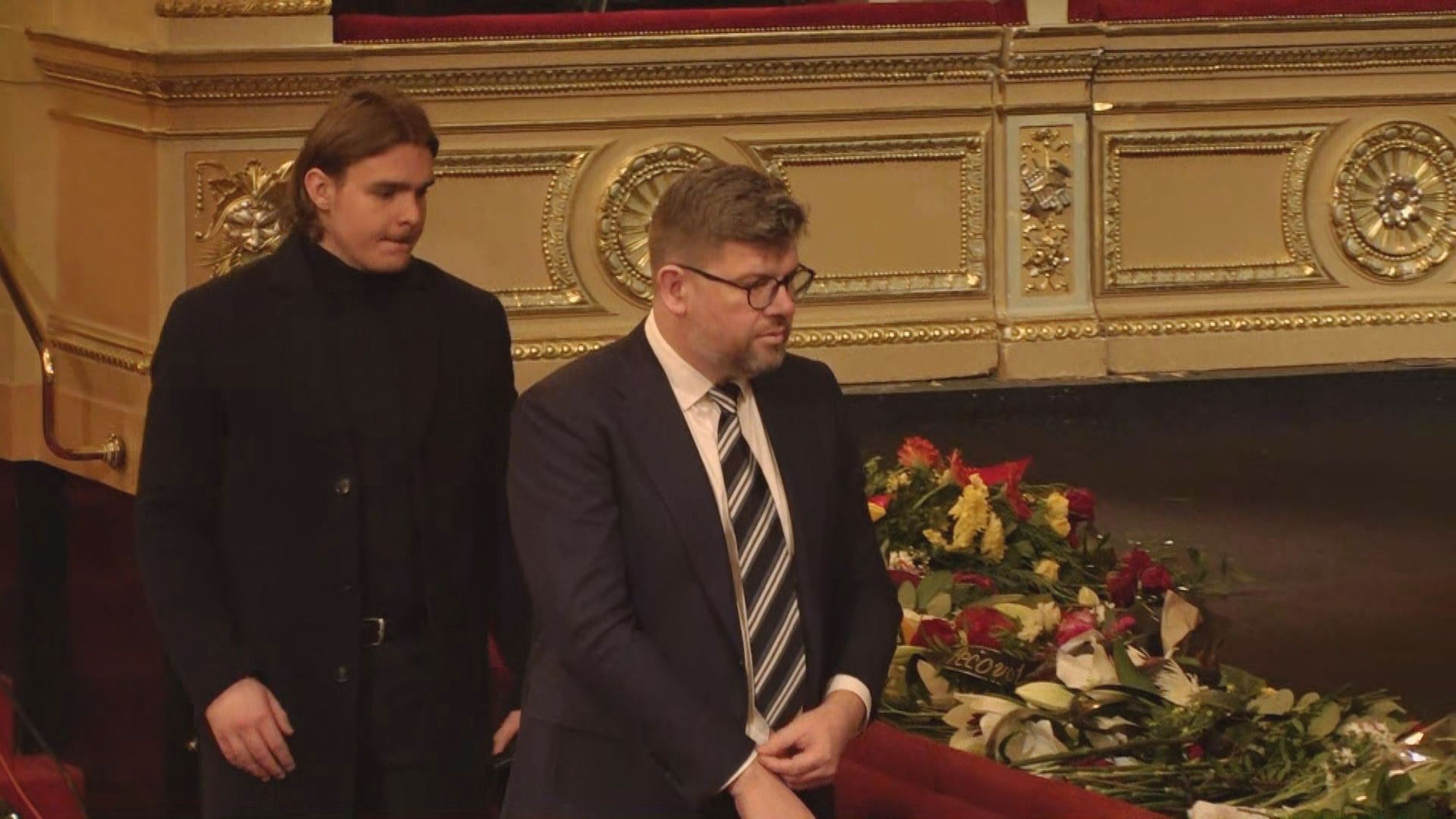 Jiří Pospíšil na posledním rozloučení s Janou Hlaváčovou - Poslední rozloučení s Janou Hlaváčovou (14/21)