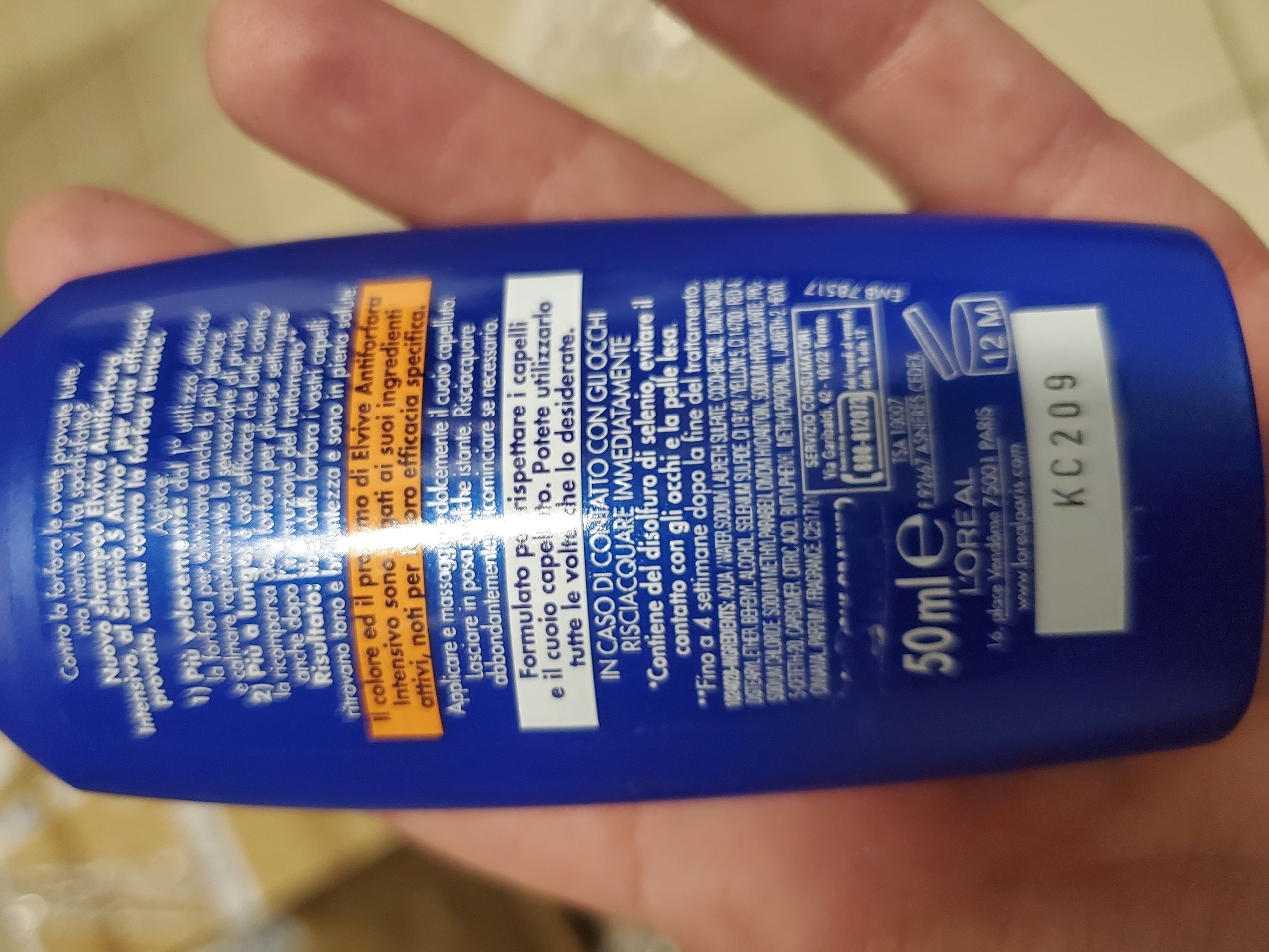 Šampon L'OREAL PARIS Elvive Antiforfora (1) - Zdraví nebezpečná kosmetika (17/25)