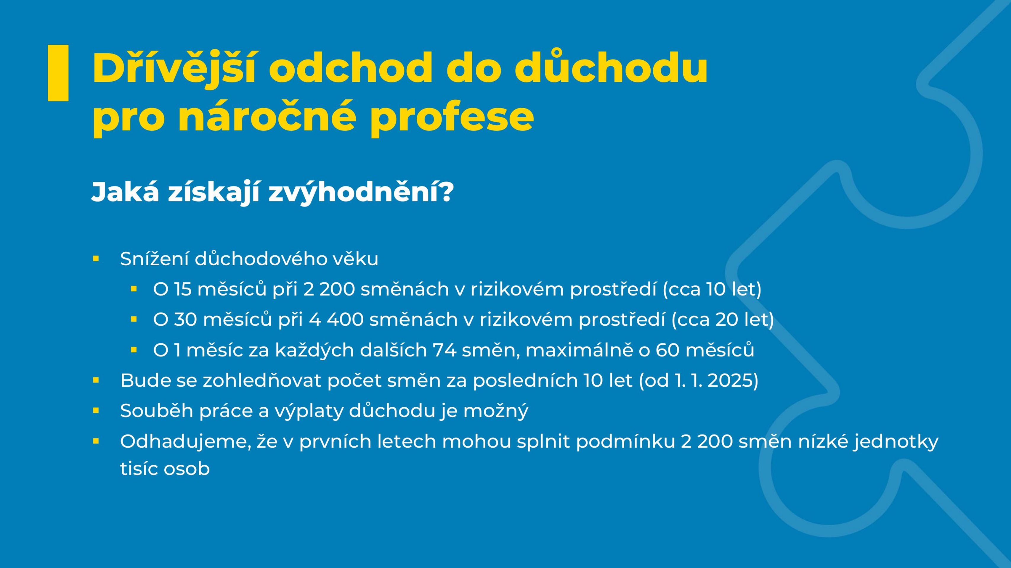 Změny v důchodech navrhované ministerstvem práce a sociálních věcí (9) - Změny v důchodech navrhované ministerstvem (9/13)