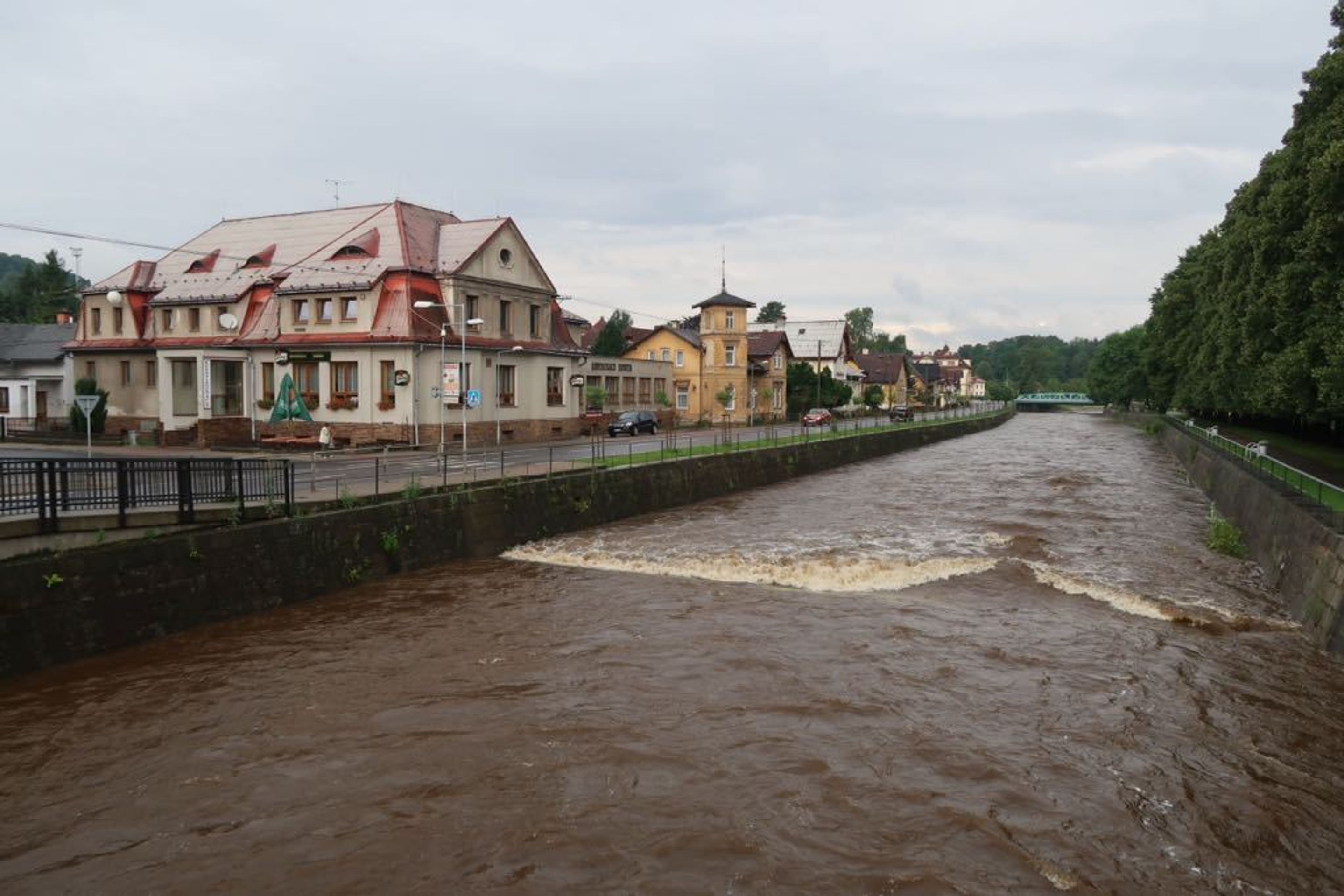 Rozvodněná říčka Smědá na Liberecku - 4 - GALERIE: Rozvodněná říčka Smědá na Liberecku (4/4)