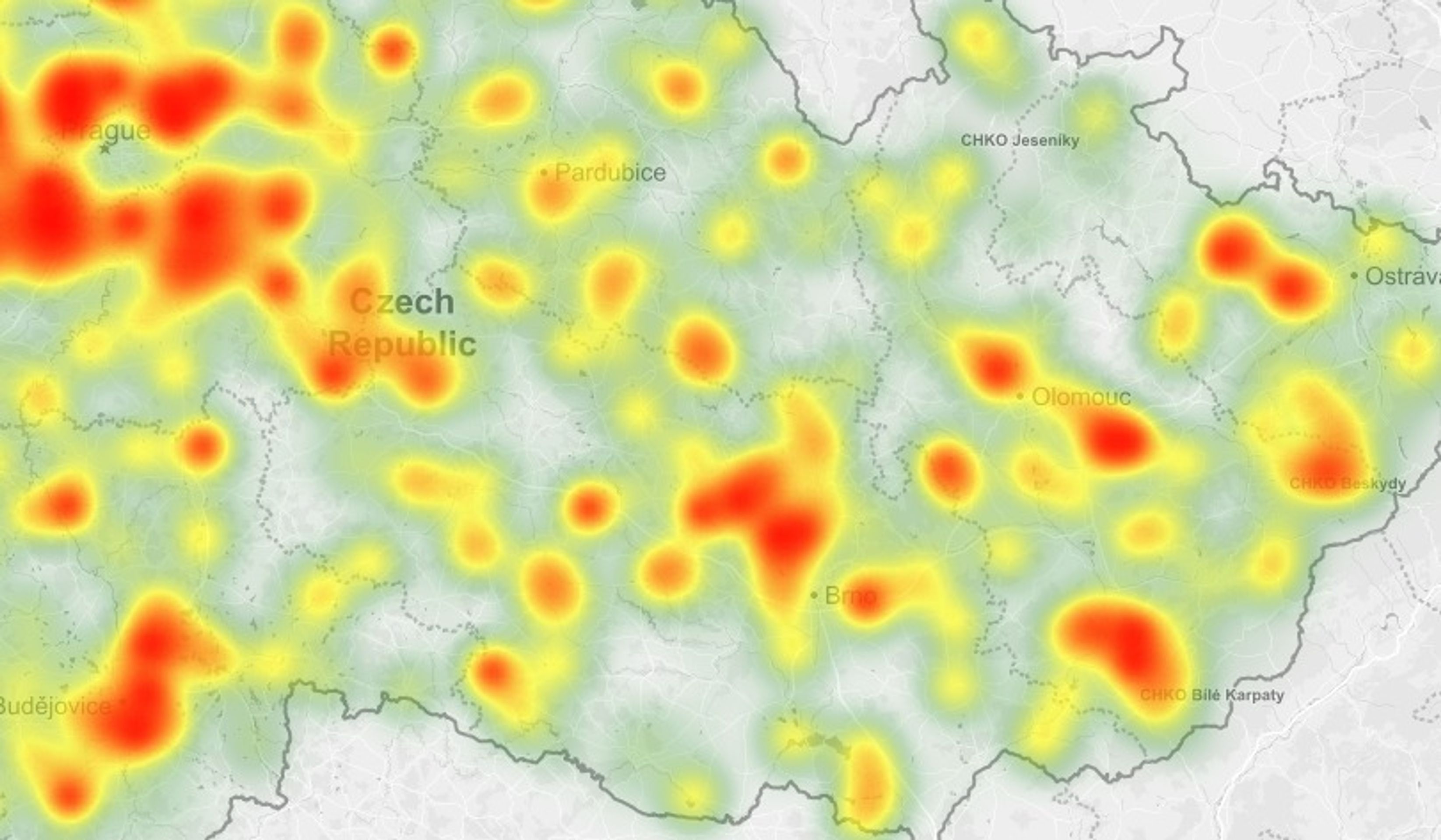 Aktivita klíšťat - 1 - GALERIE: Mapa aktivity klíšťat (3/3)