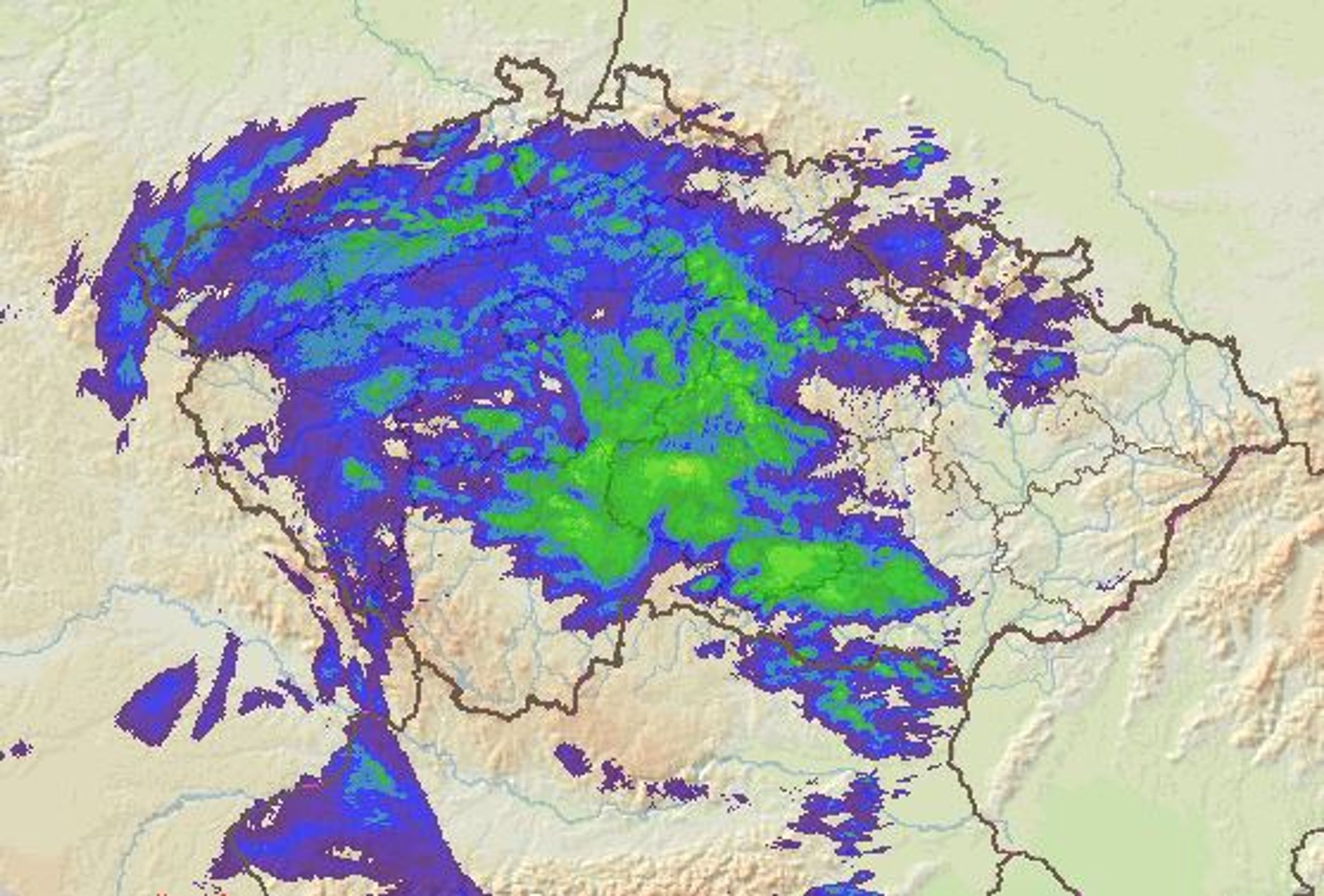 Meteoradar - Česko zasáhlo sněžení, Stav 17. 2. v 8:30 - GALERIE: Sníh (1/7)