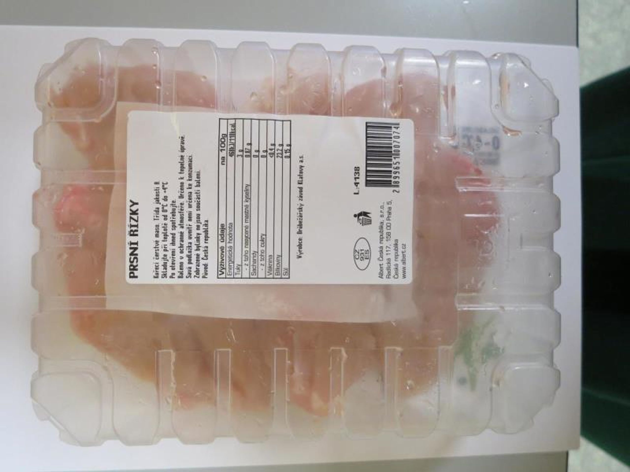 Kuřecí prsní řízky s bakterií způsobující salmonelózu - Kuřecí prsní řízky s bakterií způsobující salmonelózu (2/4)