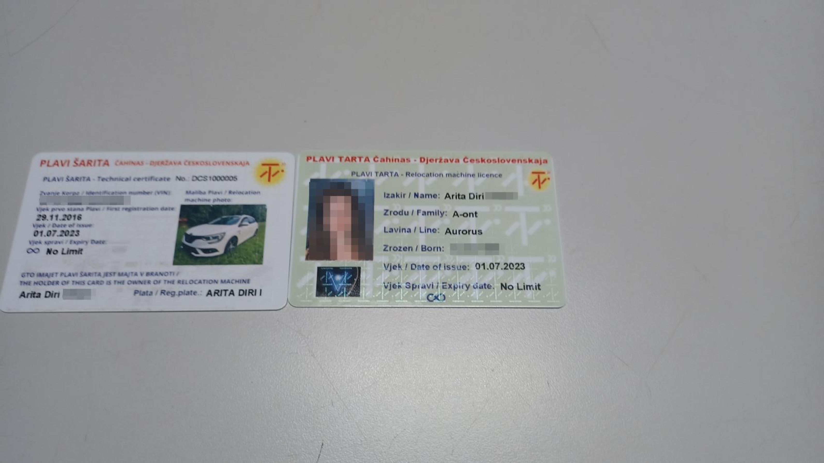 Policisté na Chrudimsku zastavili auto s nezvyklou registrační značkou (2) - Auto s nezvyklou registrační značkou (6/9)