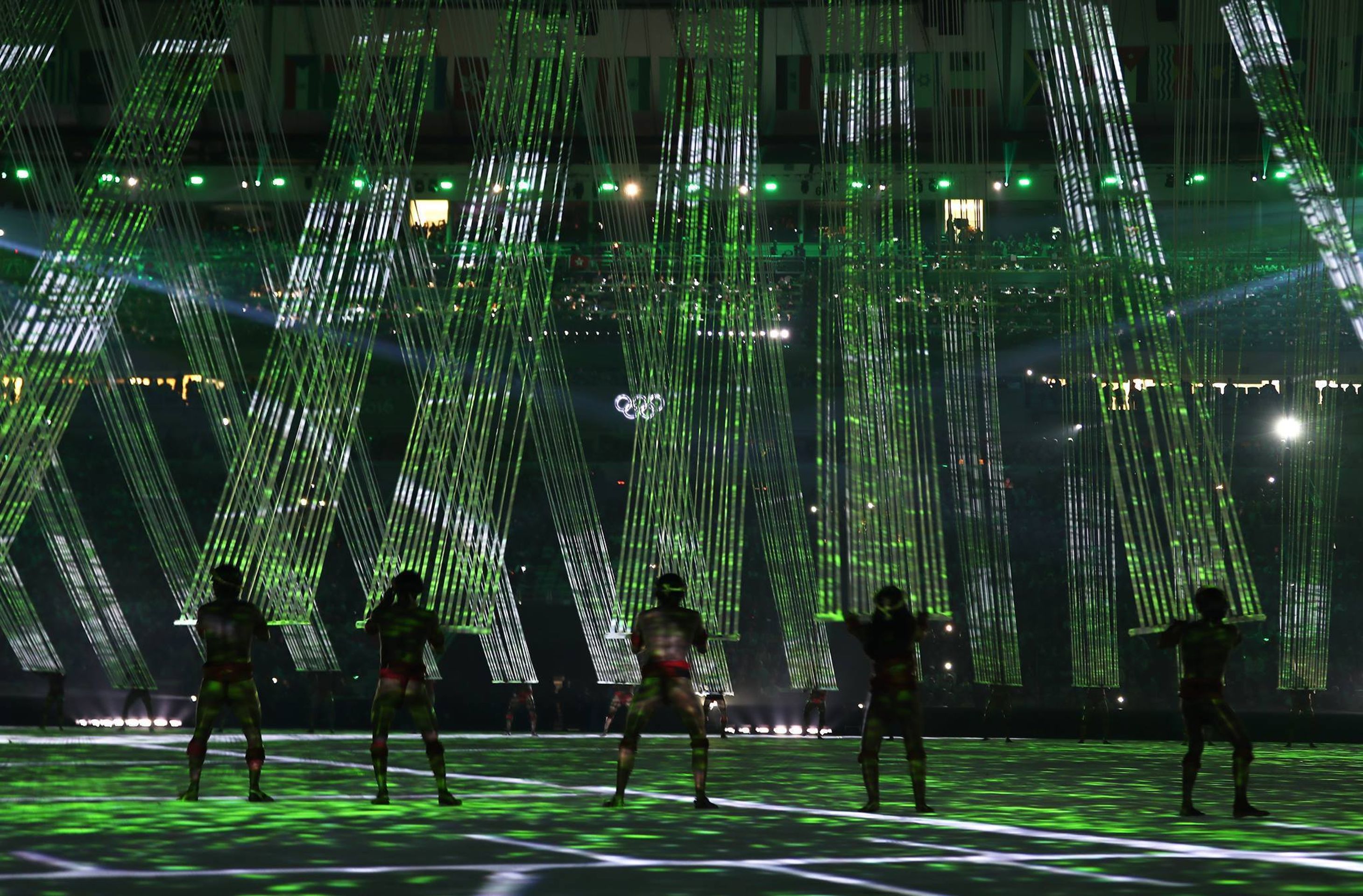 Slavnostní zahajovací ceremoniál v Riu - 3 - GALERIE: Slavnostní zahájení olympijských her v Riu (3/16)