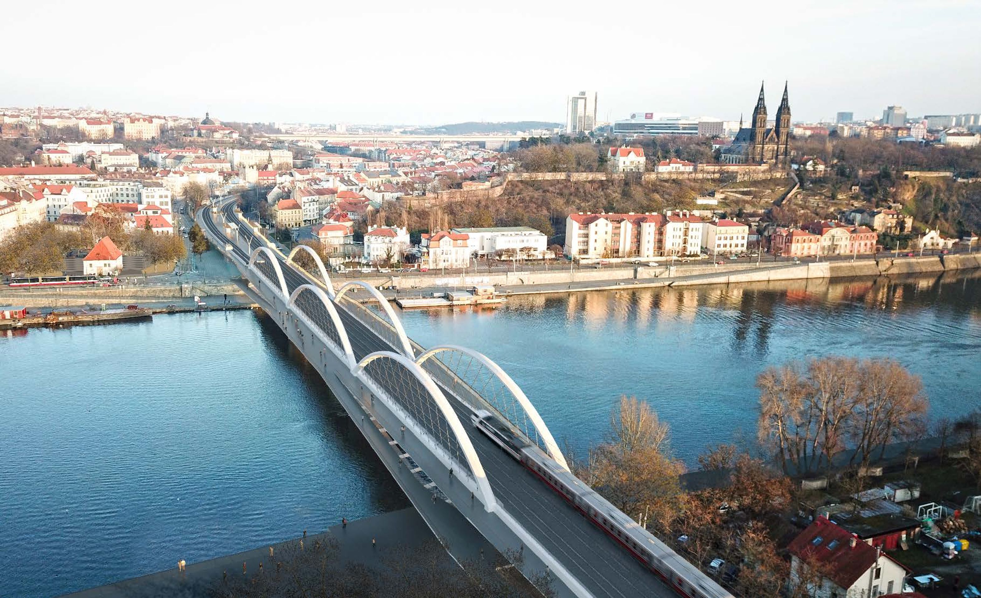 Nový železniční most přes Vltavu - Nový železniční most přes Vltavu (2/5)