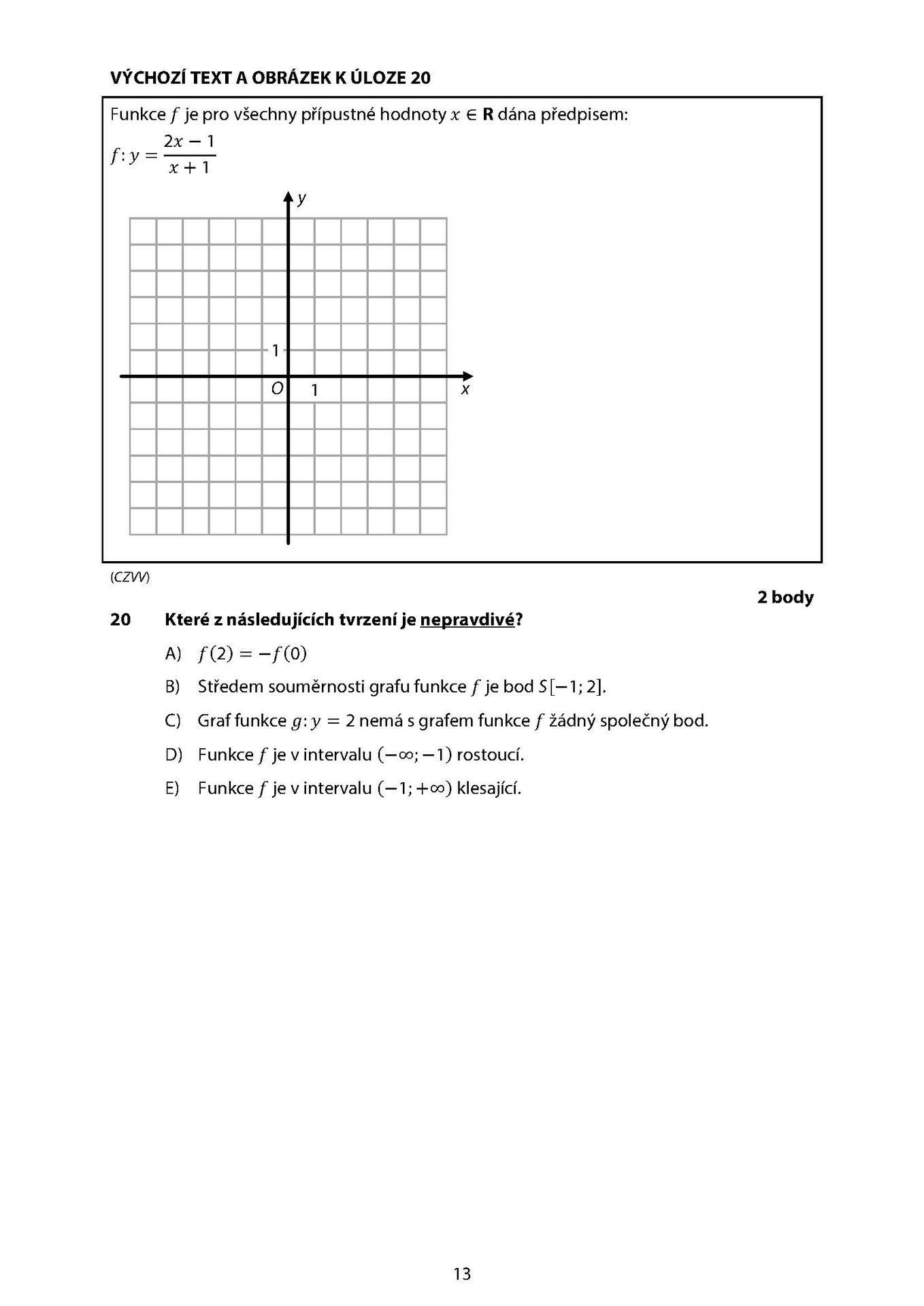 MA_2026j_TS_Stránka_13 - Maturitní zkouška z matematiky – jarní termín 2026 (13/18)